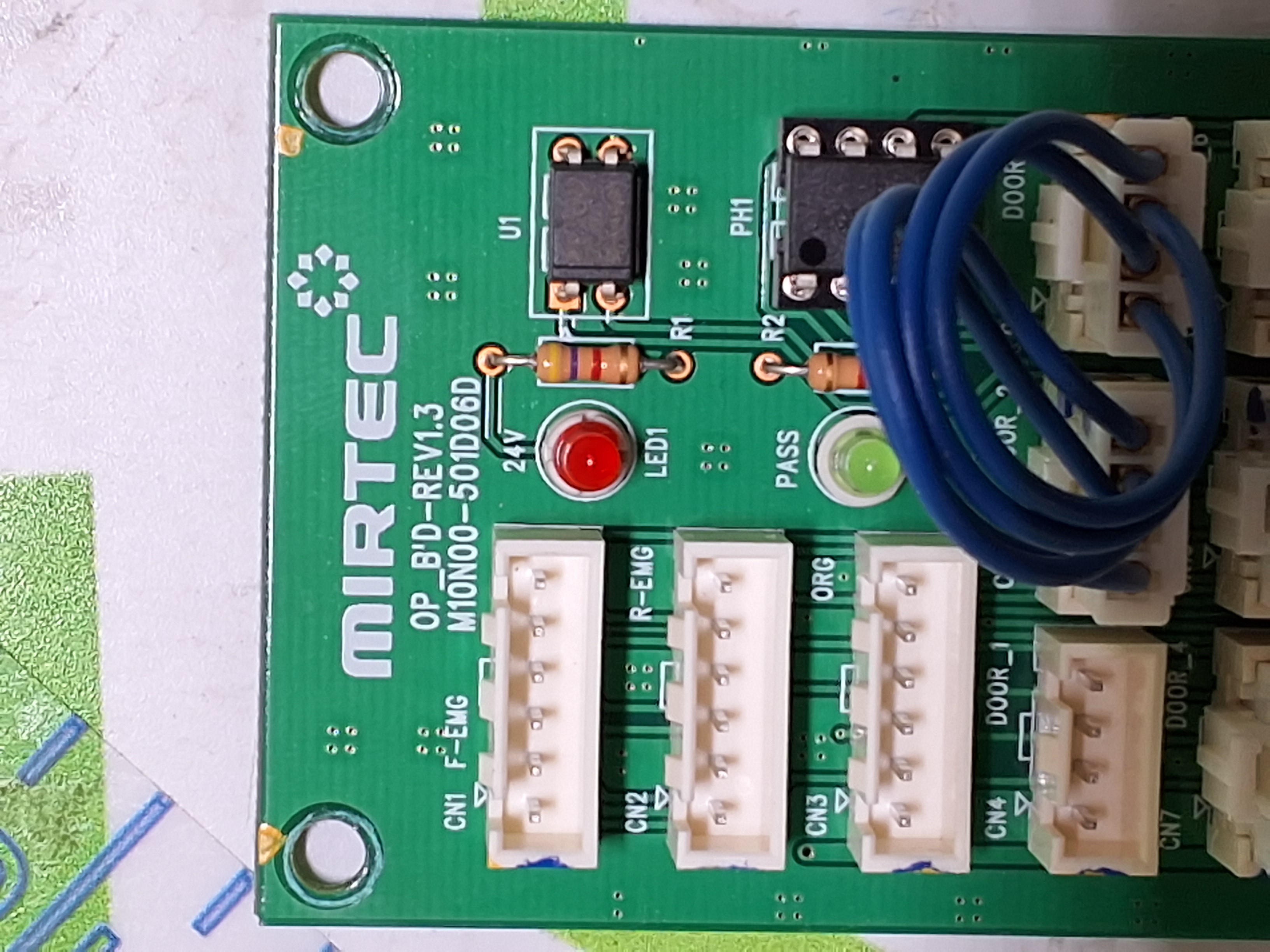 Used MIRTEC M10N00-501D06D OP CIRCUIT BOARD