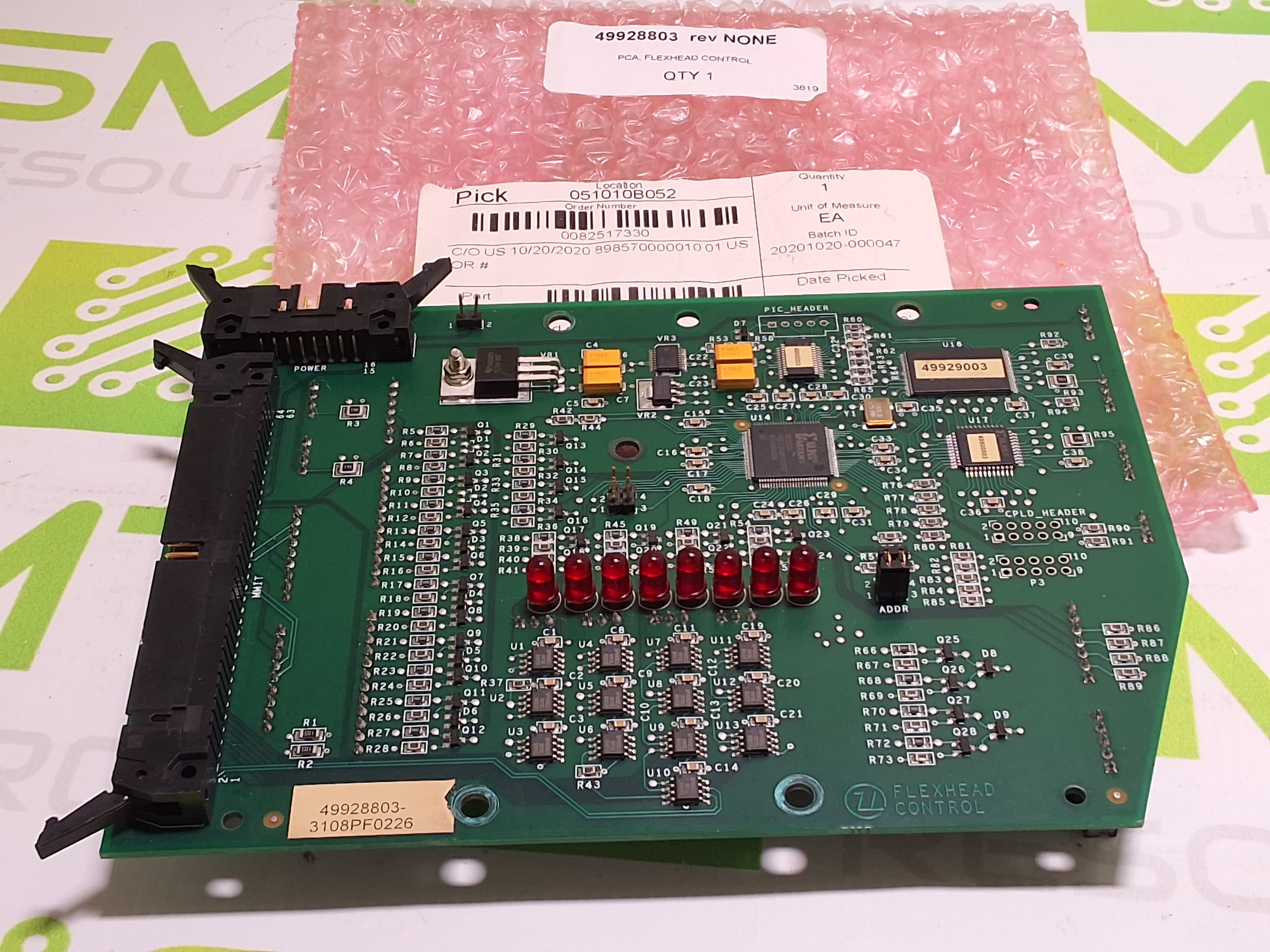 Used UNIVERSAL INSTRUMENTS 49928803 FLEXHEAD CONTROL PCA