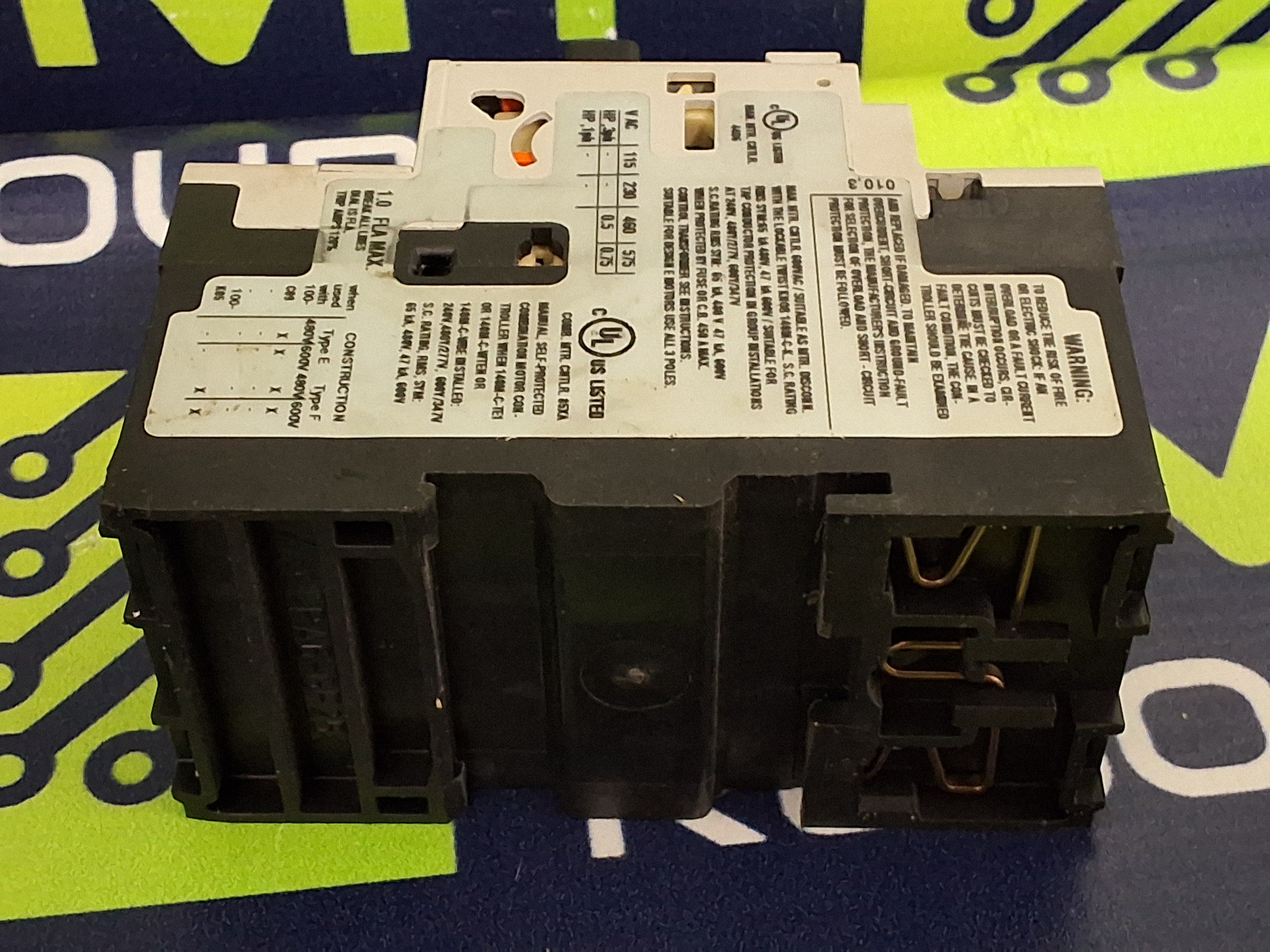 Used ALLEN-BRADLEY 140M-C2E-B10 / 140M-C2E CIRCUIT BREAKER 2-PHASE 13A 50/60Hz