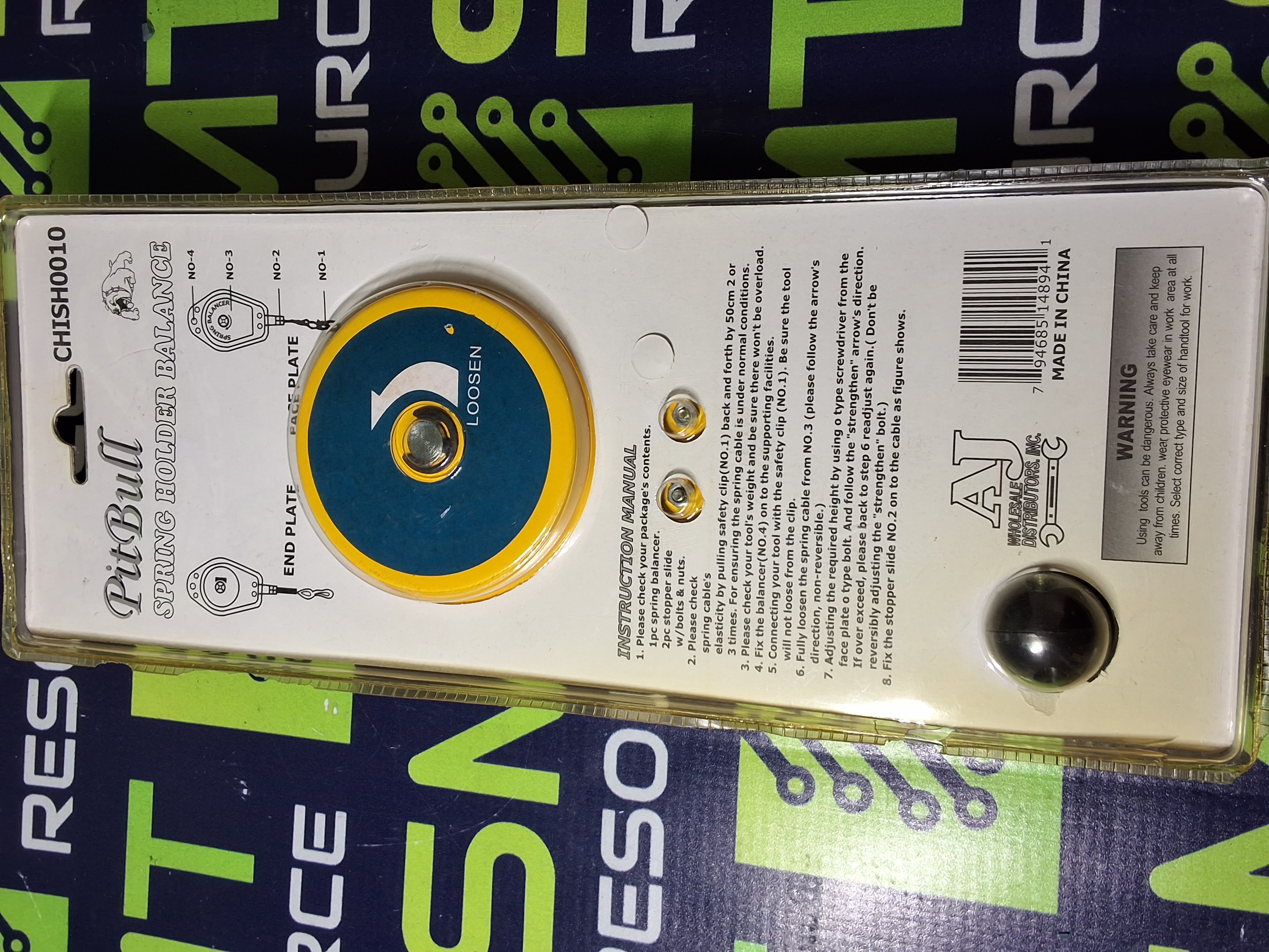 PIT BULL SPRING HOLDER BALANCE / SPRING BALANCER MCT-602 1.4-4.4lbs - BRAND NEW