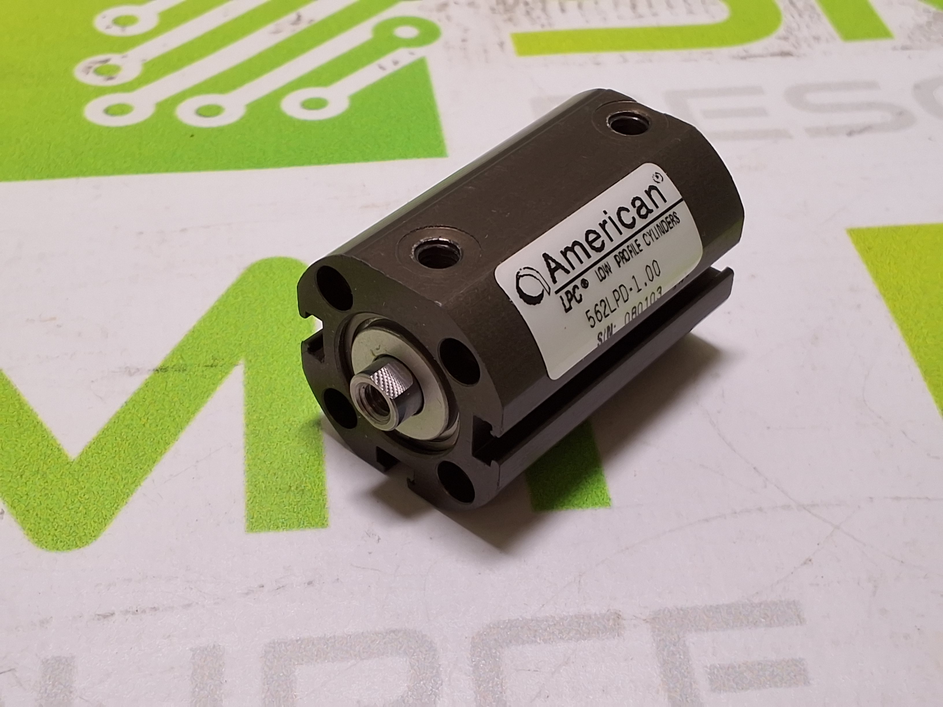 Used AMERICAN CYLINDER CO. 562LPD-1.00 PNEUMATIC AIR CYLINDER 