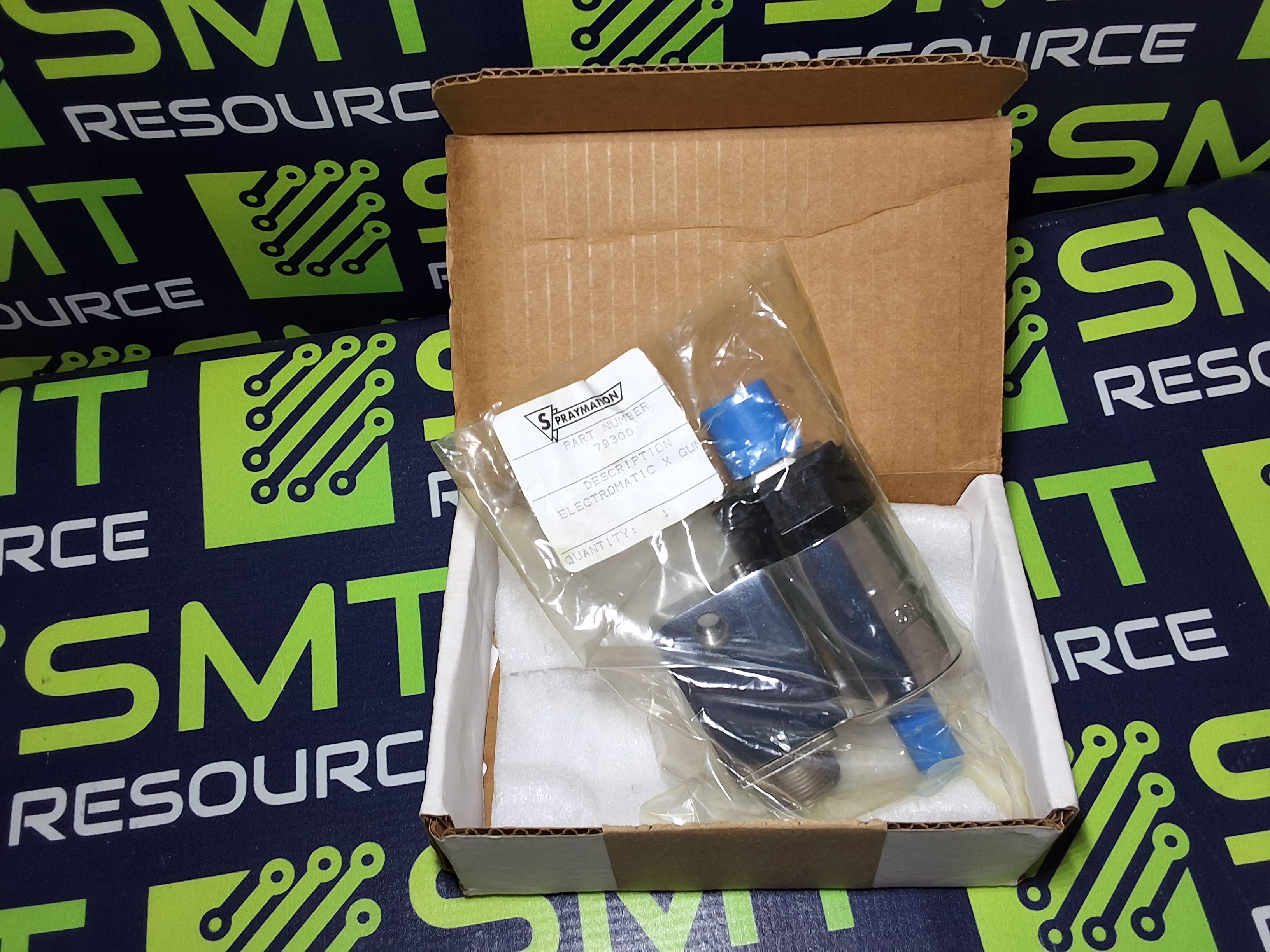 SPRAYMATION INC. 79300 ELECTROMATIC X GUN HOT MELT APPLICATOR HEAD 115VAC 60Hz - BRAND NEW