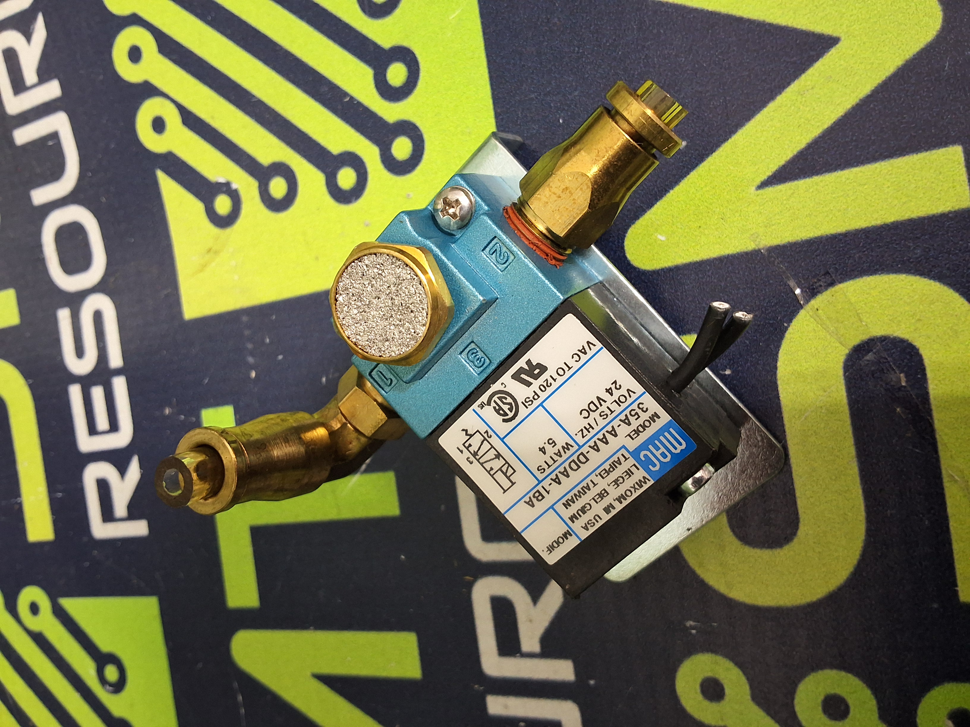 Used MAC 35A-AAA-DDAA-1BA SOLENOID VALVE 24VDC 5.4W