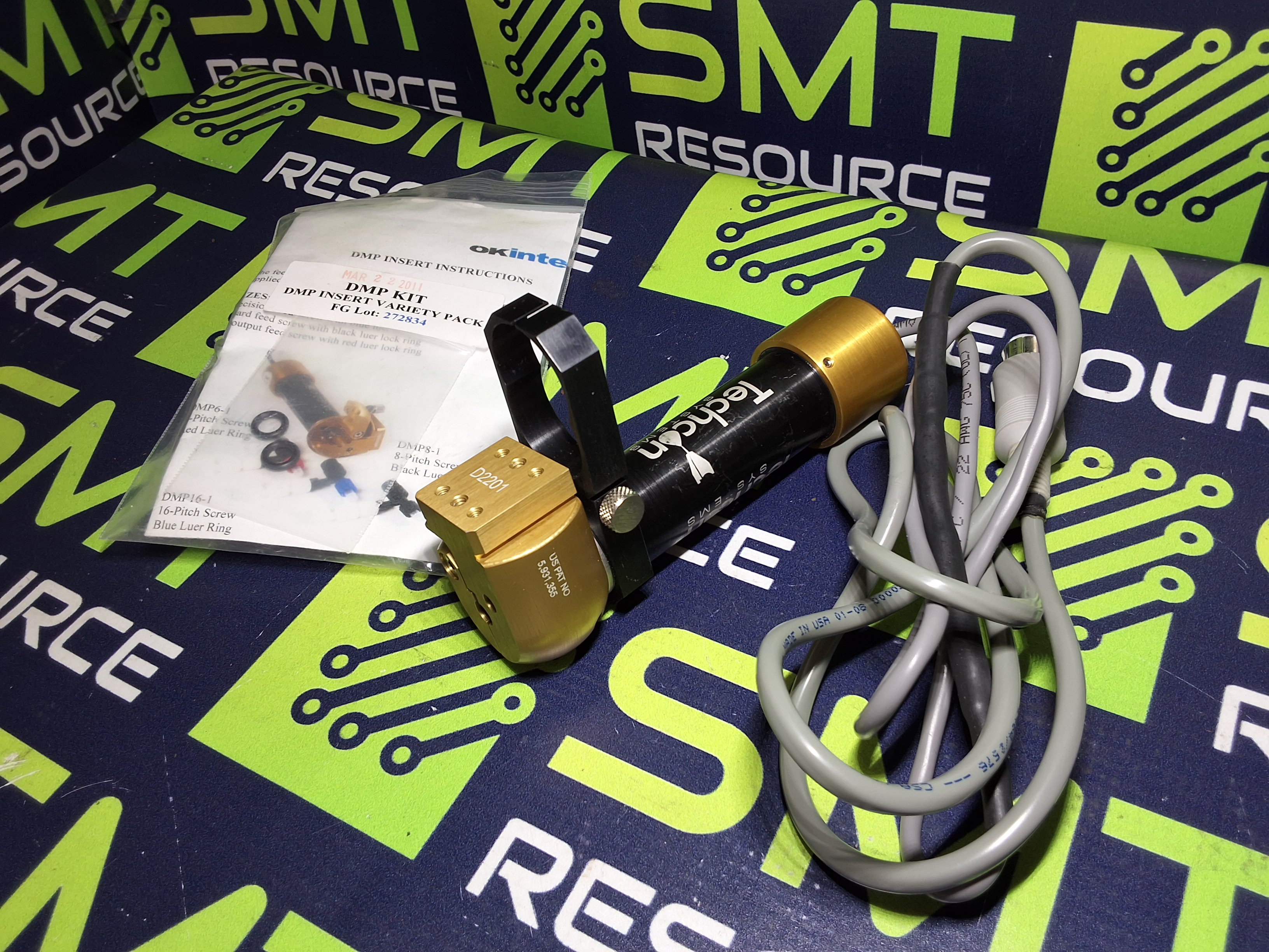 Used TECHCON SYSTEMS TS5000DMP MOTOR-DRIVEN ROTARY AUGER VALVE WITH DMP KIT