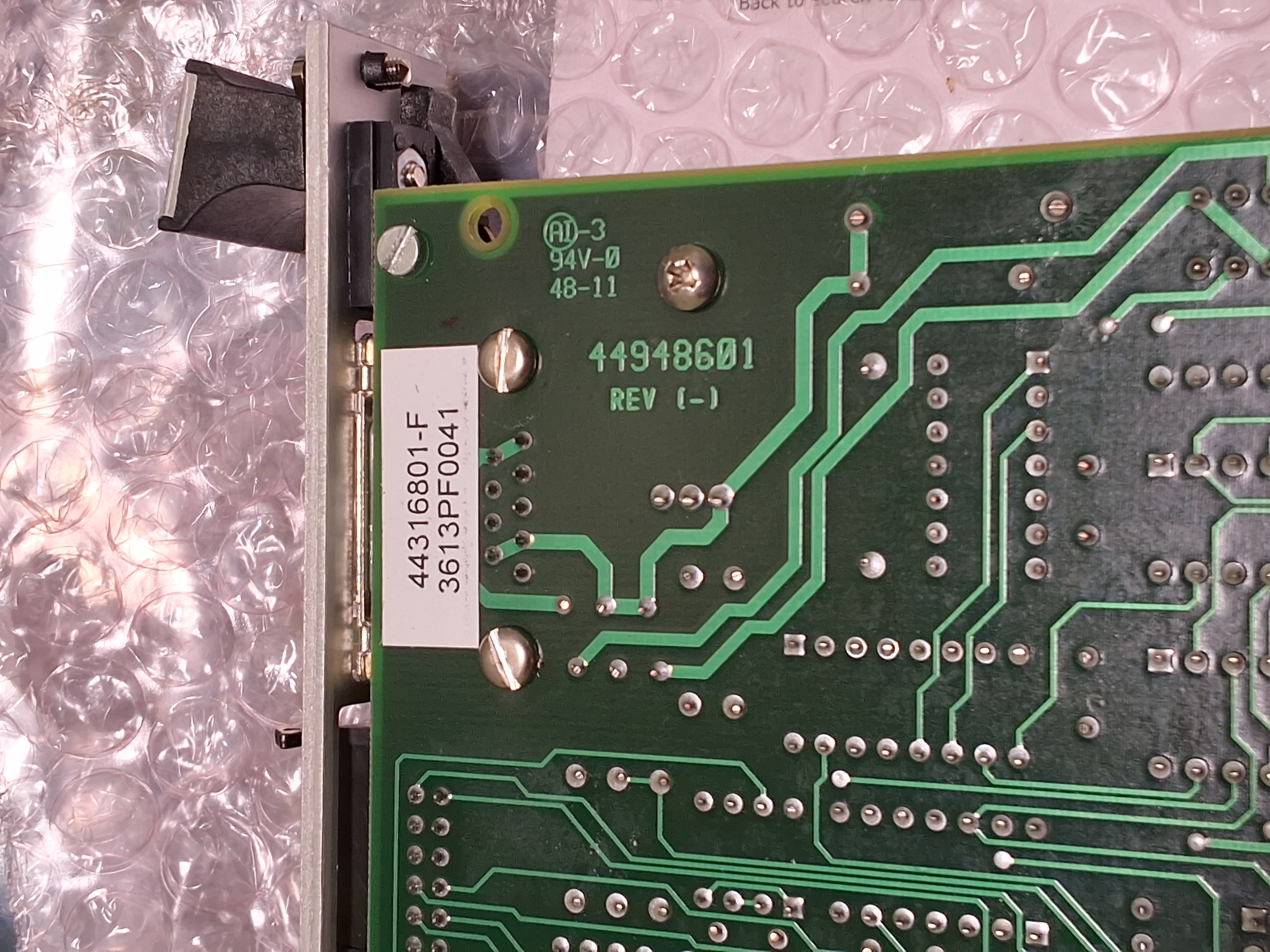 Used UNIVERSAL INSTRUMENTS 44316801 MM16 I/O ASM BOARD