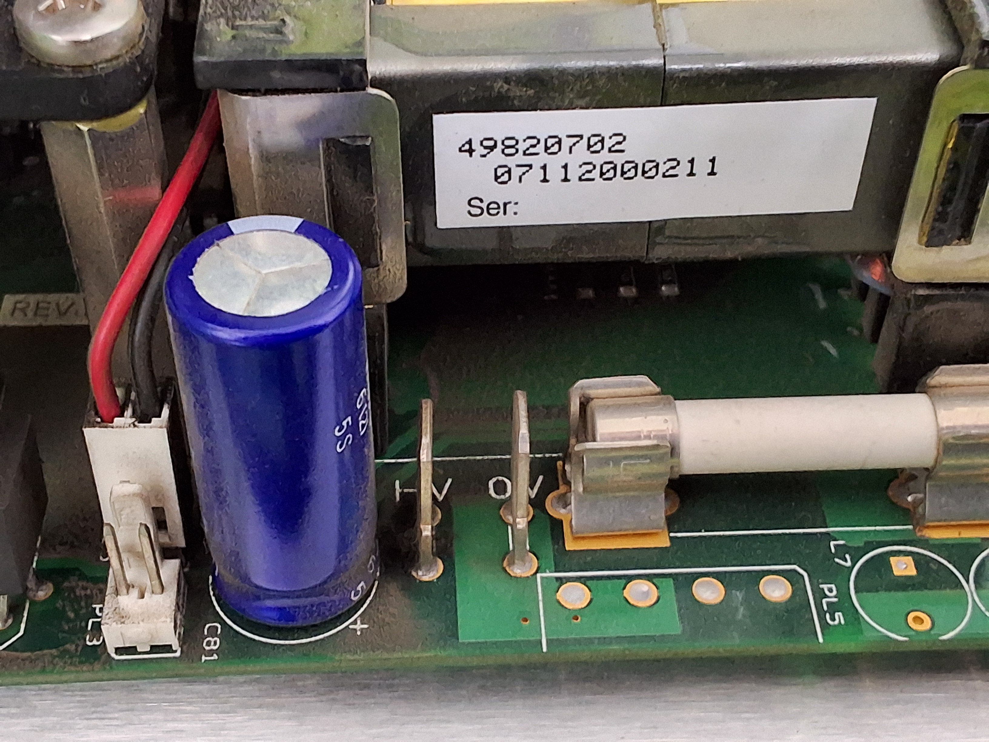 Used UNIVERSAL INSTRUMENTS 49820701 / 49820702 HIGH-VOLTAGE POWER SUPPLY