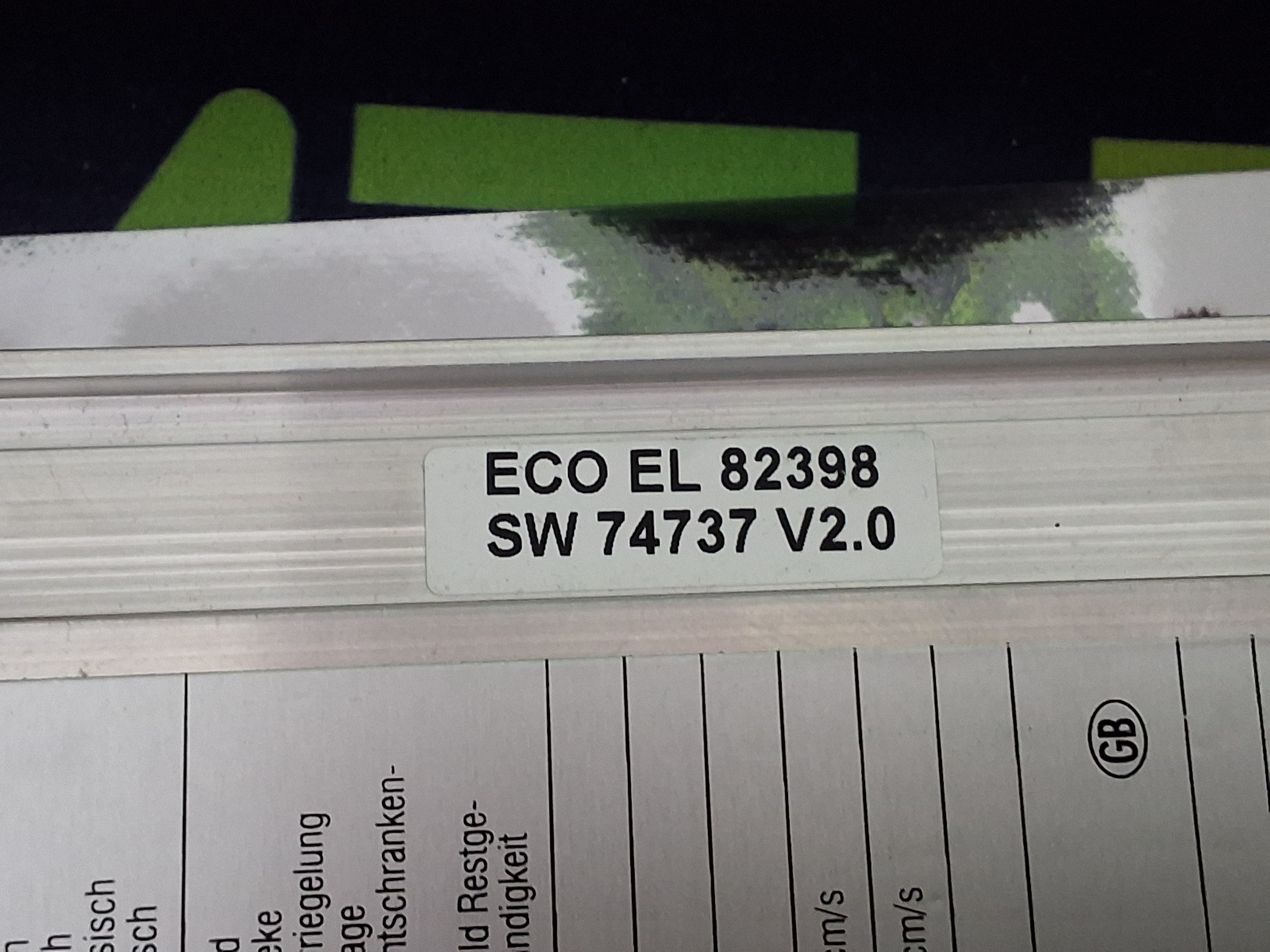 ECONODRIVE SERVICE-MODUS GEZE ECO 82398 SW 74737 V2.0 REV. G1