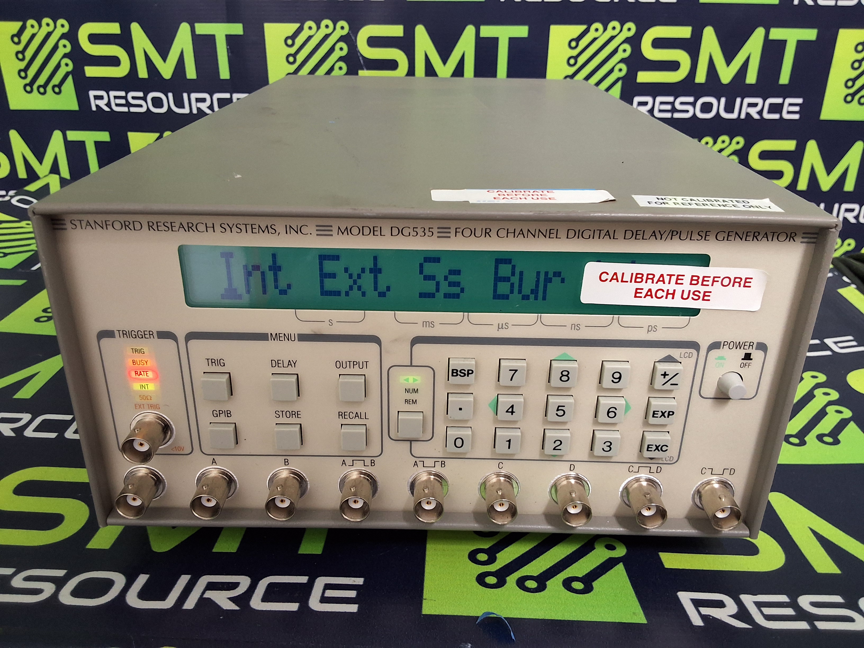 Used STANFORD RESEARCH SYSTEMS DG535 FOUR CHANNEL DIGITAL DELAY/PULSE GENERATOR