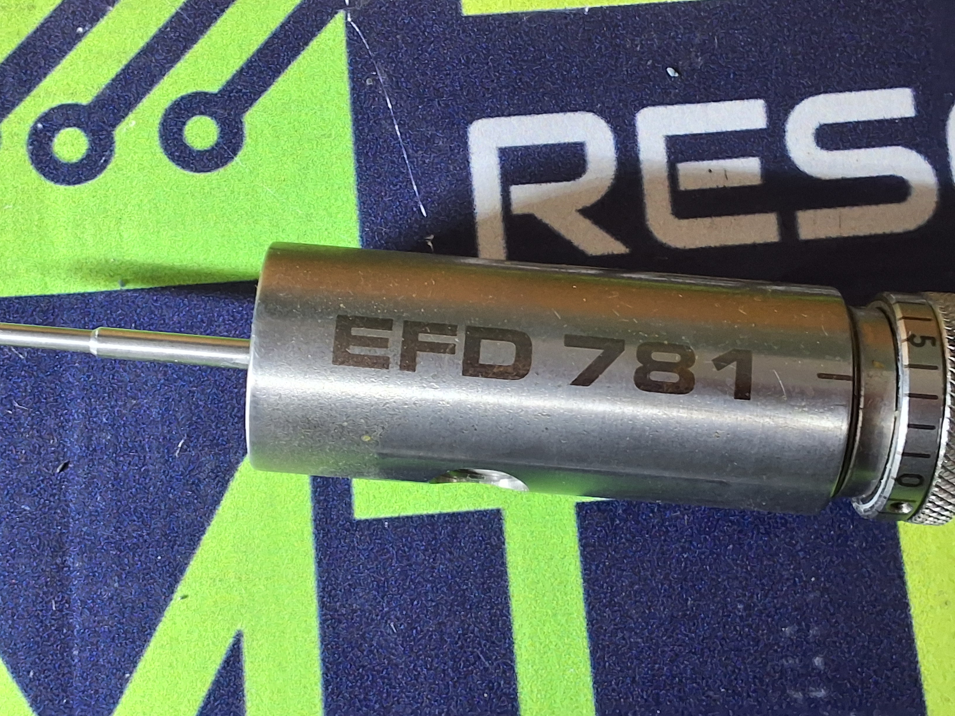 Used NORDSON EFD 781 AIR PRESSURE VALVE ASSEMBLY 70PSI (4.8 BAR) 7021600