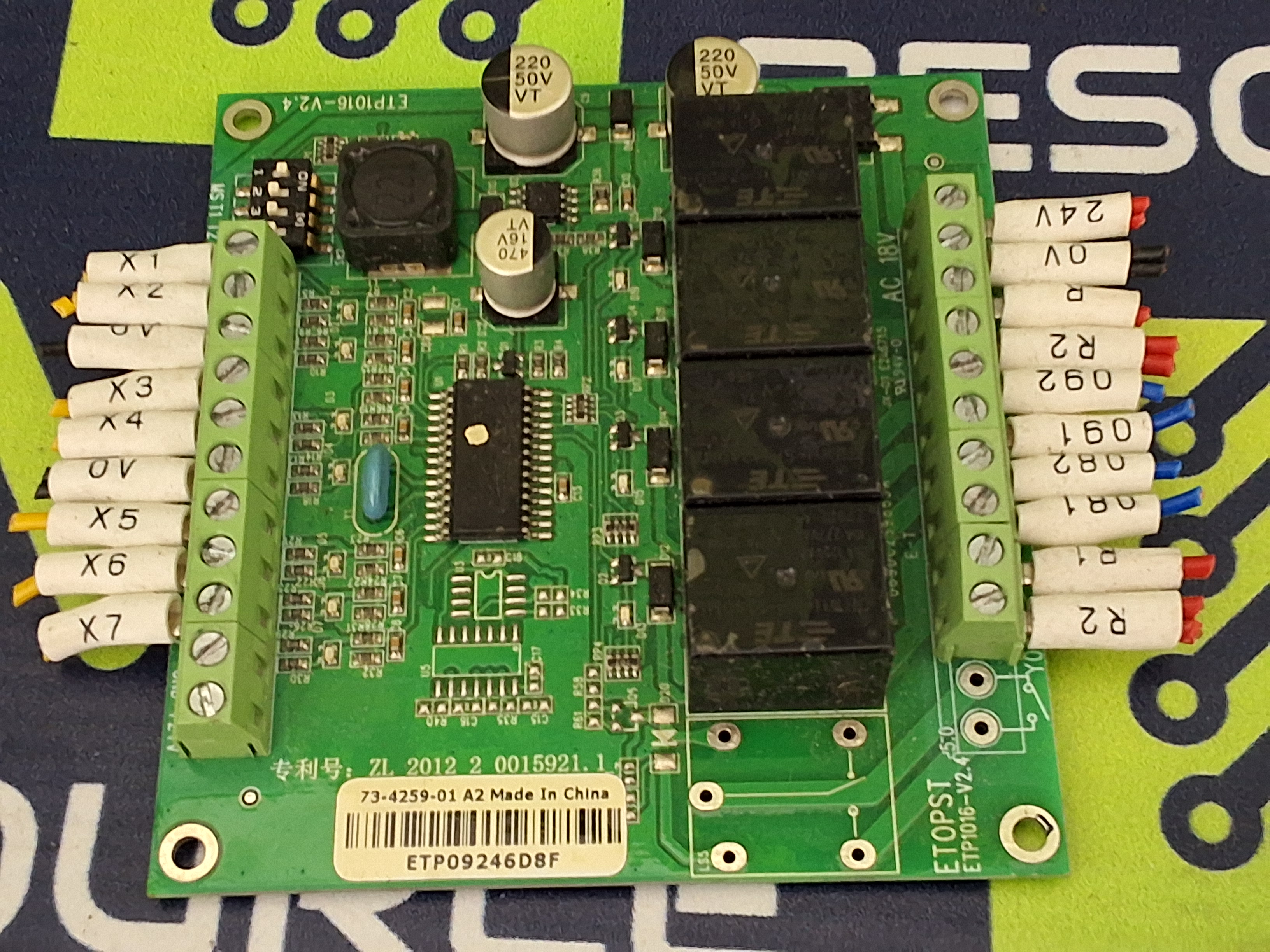 Used ETOPST 73-4259-01 A2 CIRCUIT BOARD