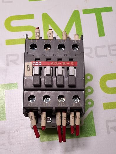 Used ABB A26-40-00 CONTACTOR A26 45A 600VAC