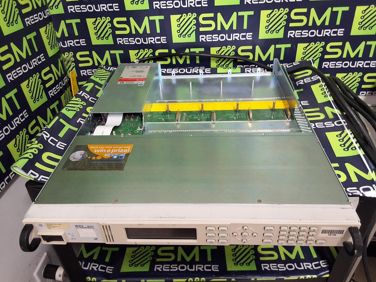 Used AGILENT N6701A LOW-PROFILE MPS MODULAR DC POWER SUPPLY MAINFRAME 600W - PARTS ONLY