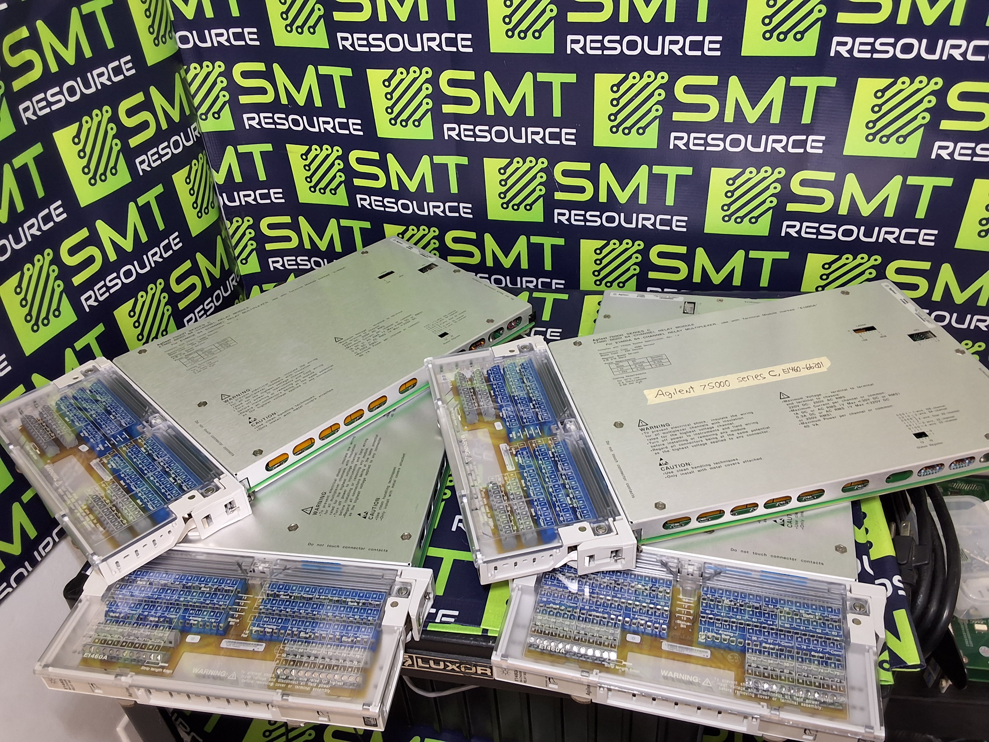 Used AGILENT 75000 SERIES C E1460-66201 64 - CHANNEL RELAY MODULE