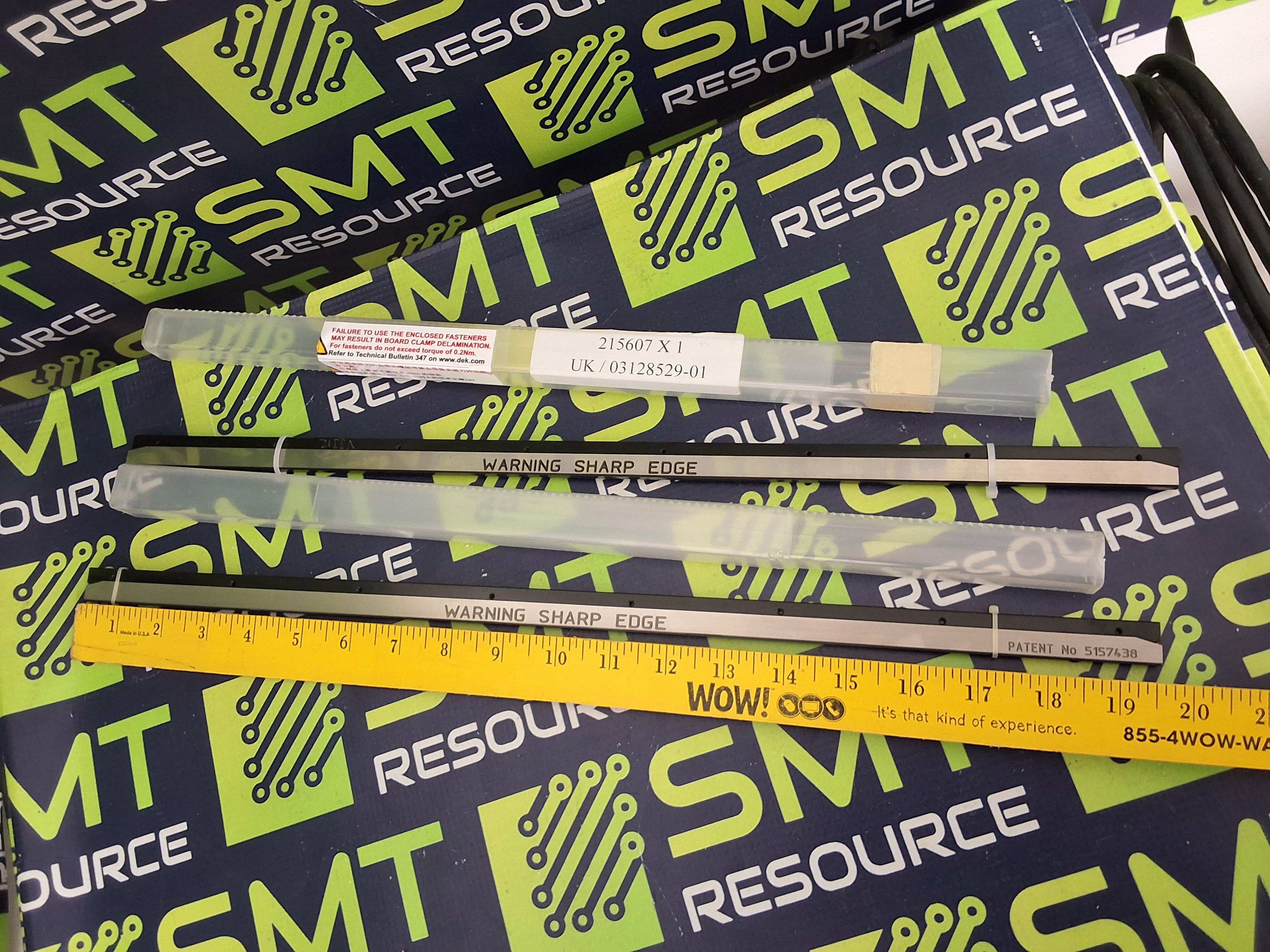 Used ASMPT DEK 215607 BOARD CLAMP FOIL 500mm