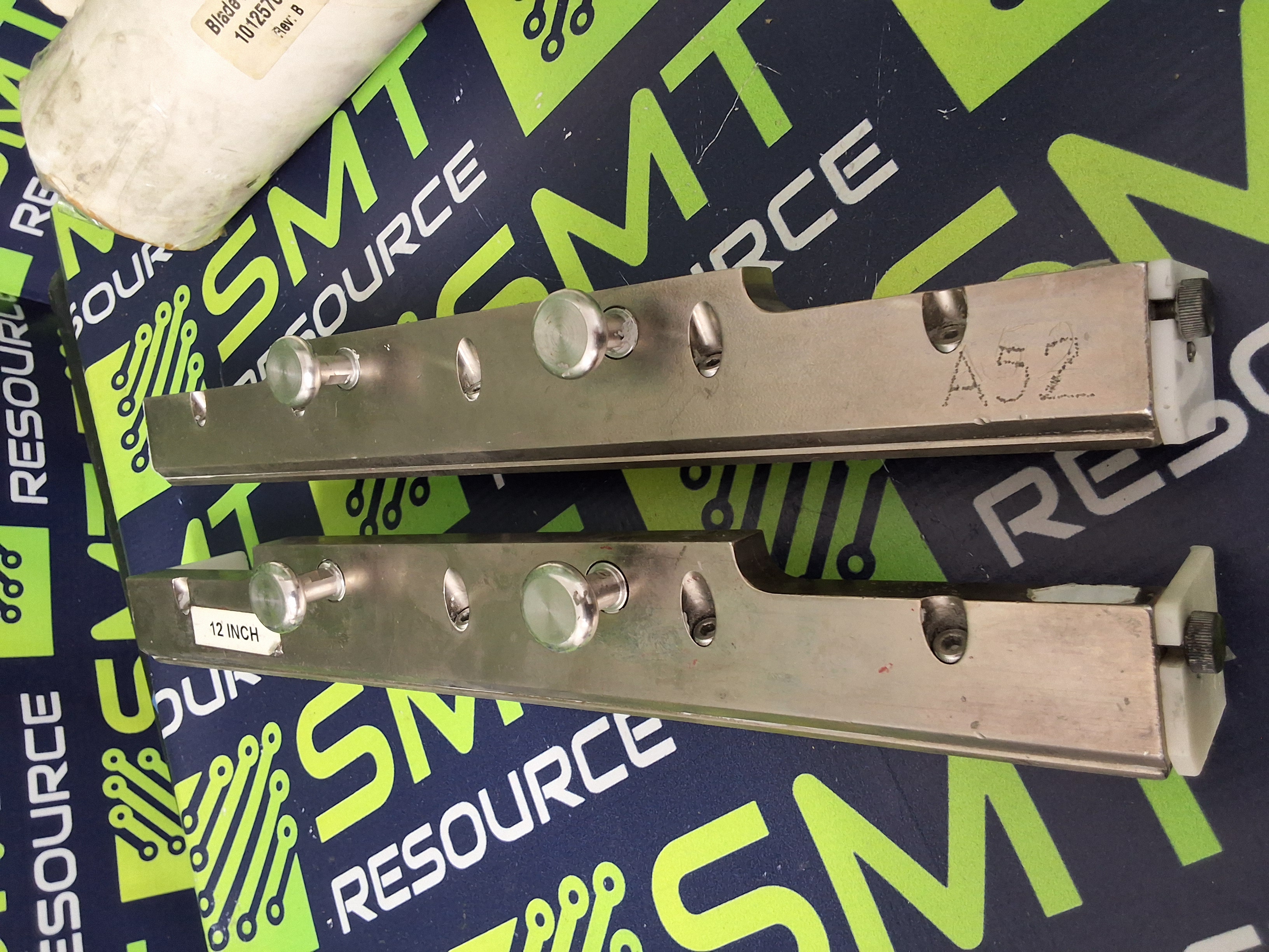 Used MPM PHOTO STENCIL PS-MUP-12-OEM 12in SQUEEGEE BLADE SET - LOT OF 2