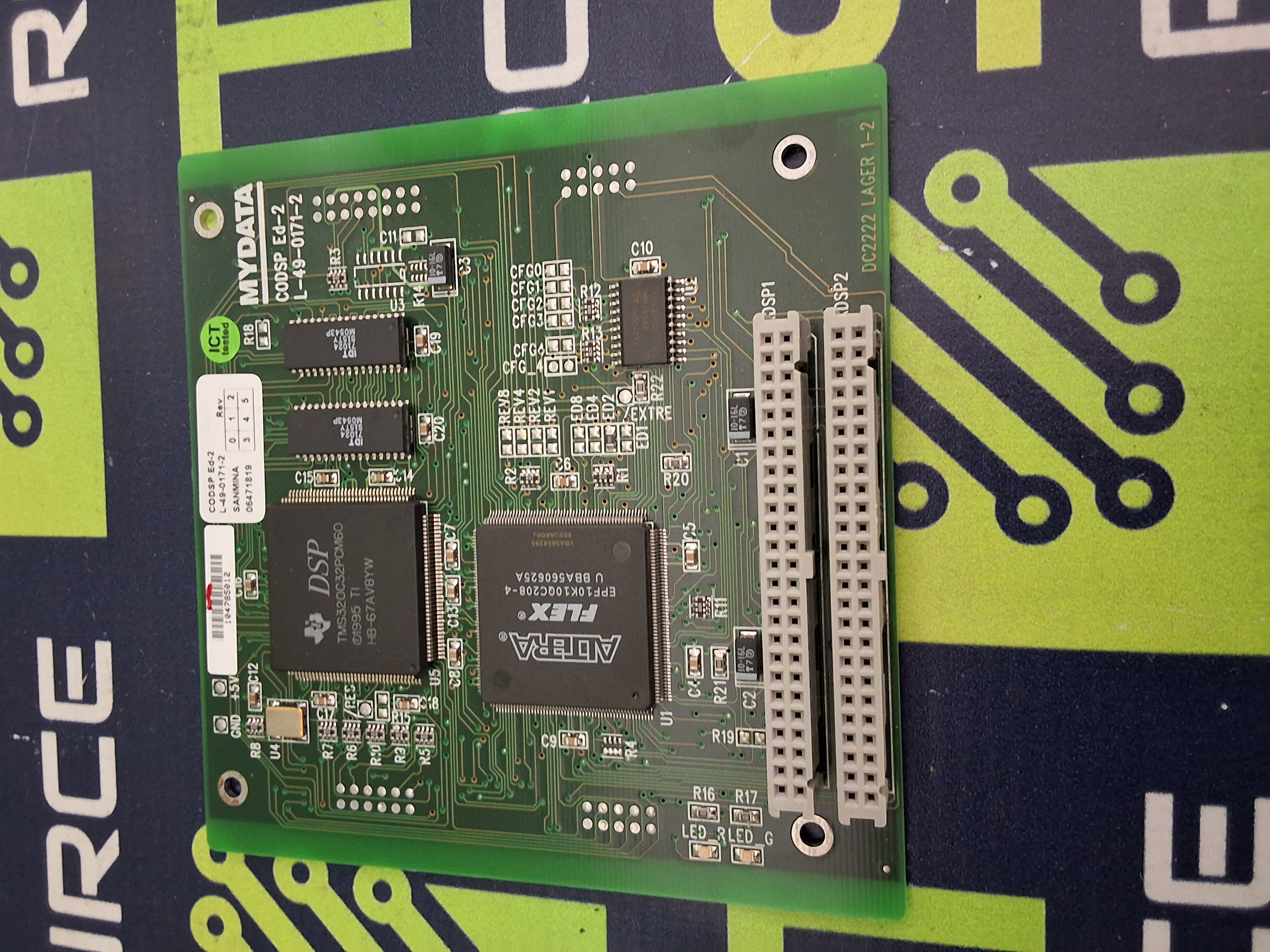 Used MYDATA L-049-0171-2 CODSP Ed-2 BOARD