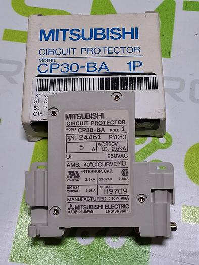MITSUBISHI ELECTRIC CP30-BA 1POLE 5A CIRCUIT PROTECTOR - BRAND NEW IN BOX