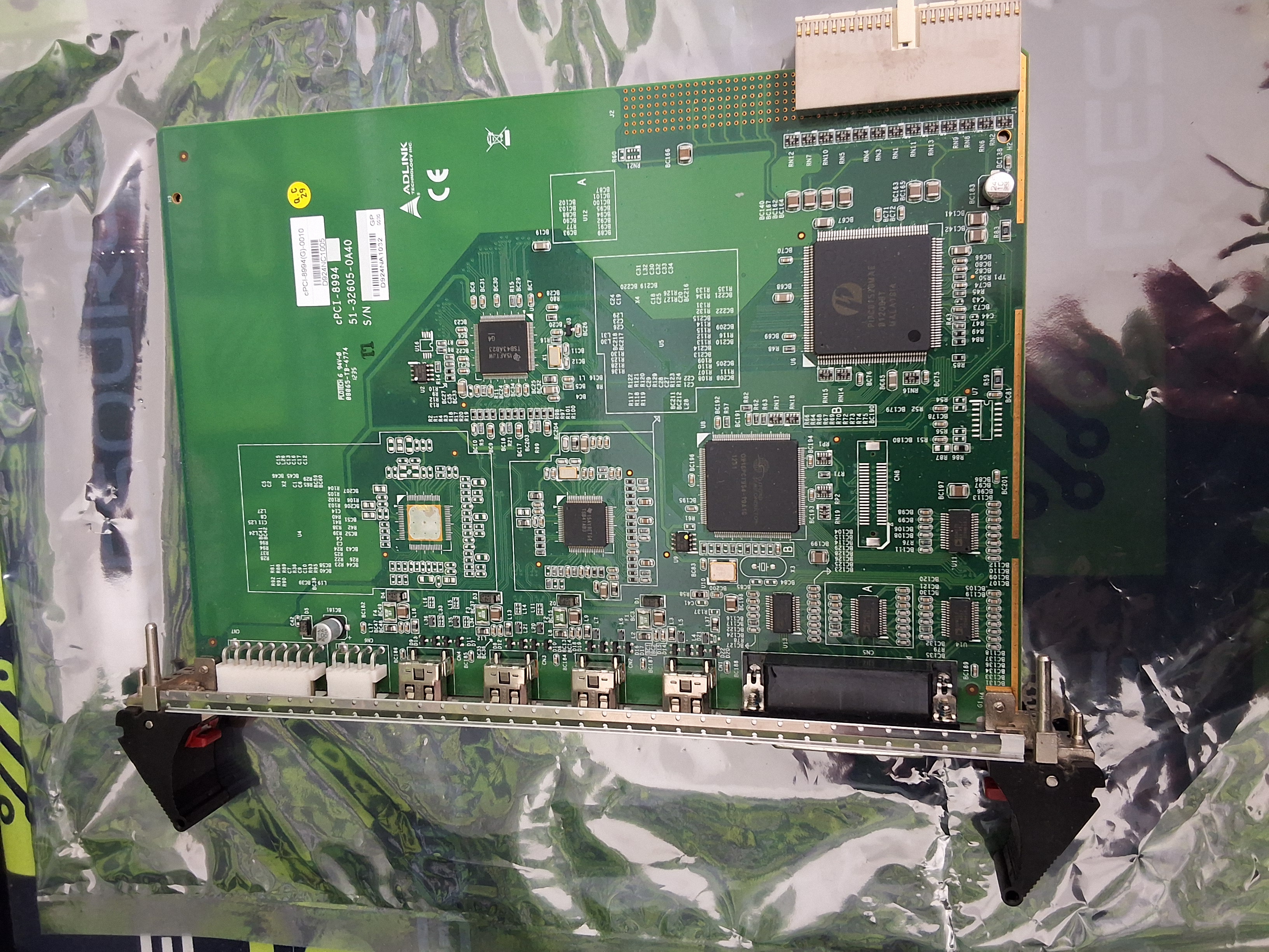Used ADLINK TECHNOLOGY cPCI-8994(G)-0010 cPCI-8994 51-32605-0A40 4-PORT COMMUNICATION BOARD