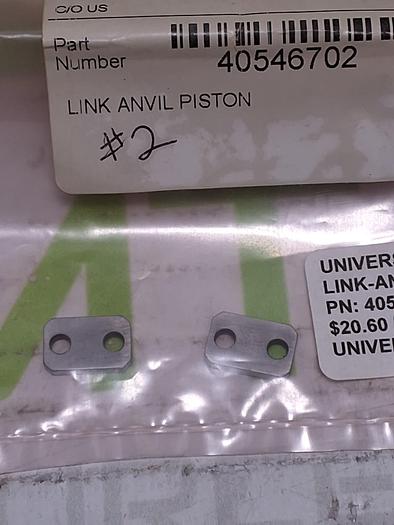 UNIVERSAL INSTRUMENTS 40546702 LINK ANVIL PISTON - BRAND NEW