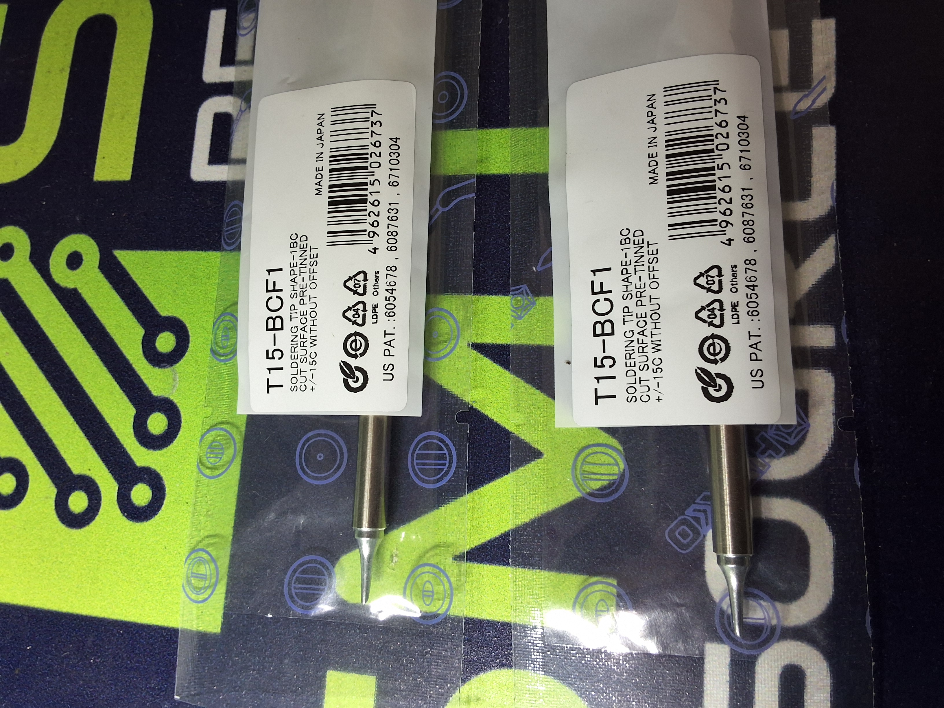 HAKKO T15-BCF1 SOLDERING TIP; BEVEL 45° x 11.5mm - BRAND NEW