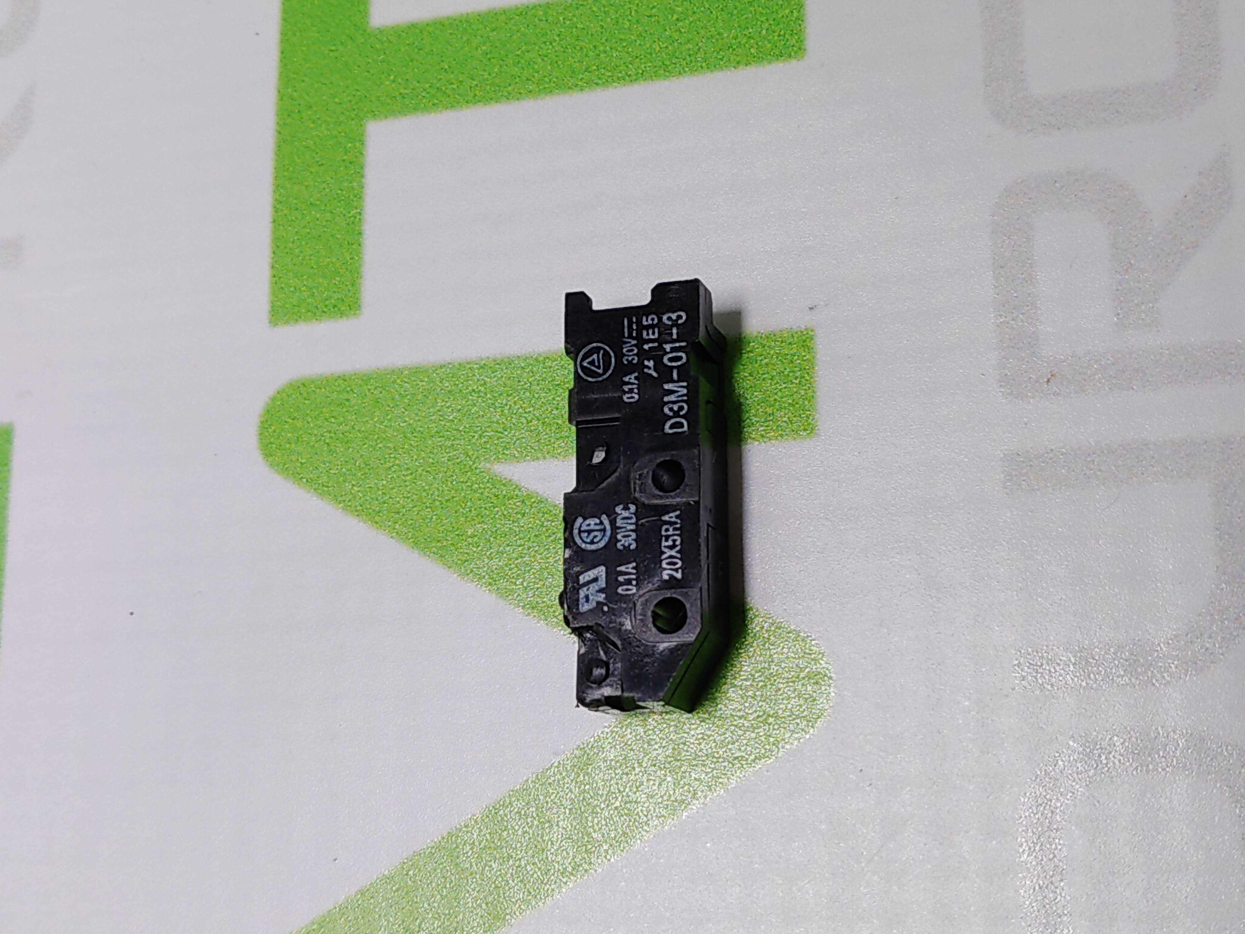 Used OMRON D3M-01-3 SNAP ACTION SWITCH