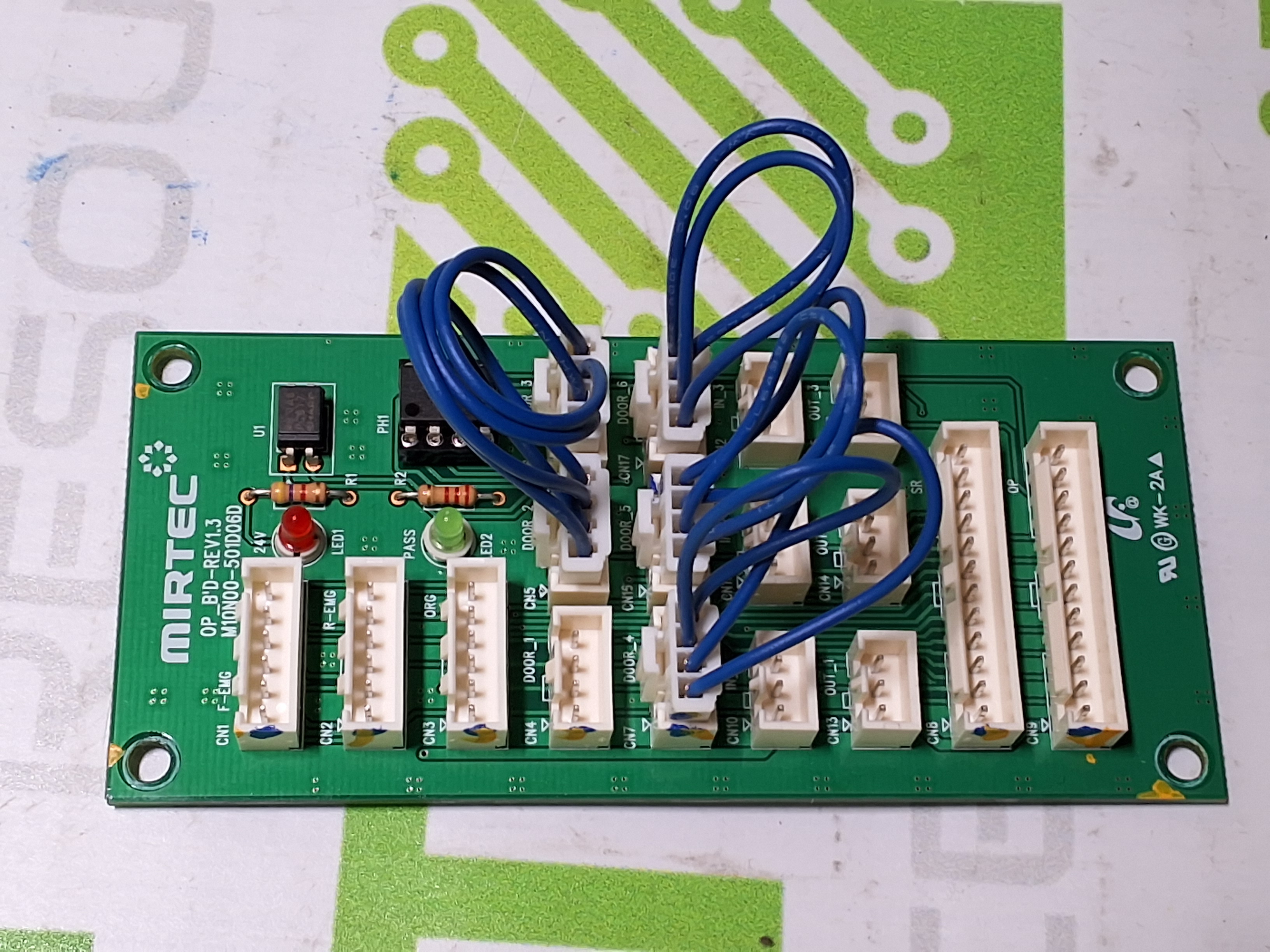 Used MIRTEC M10N00-501D06D OP CIRCUIT BOARD