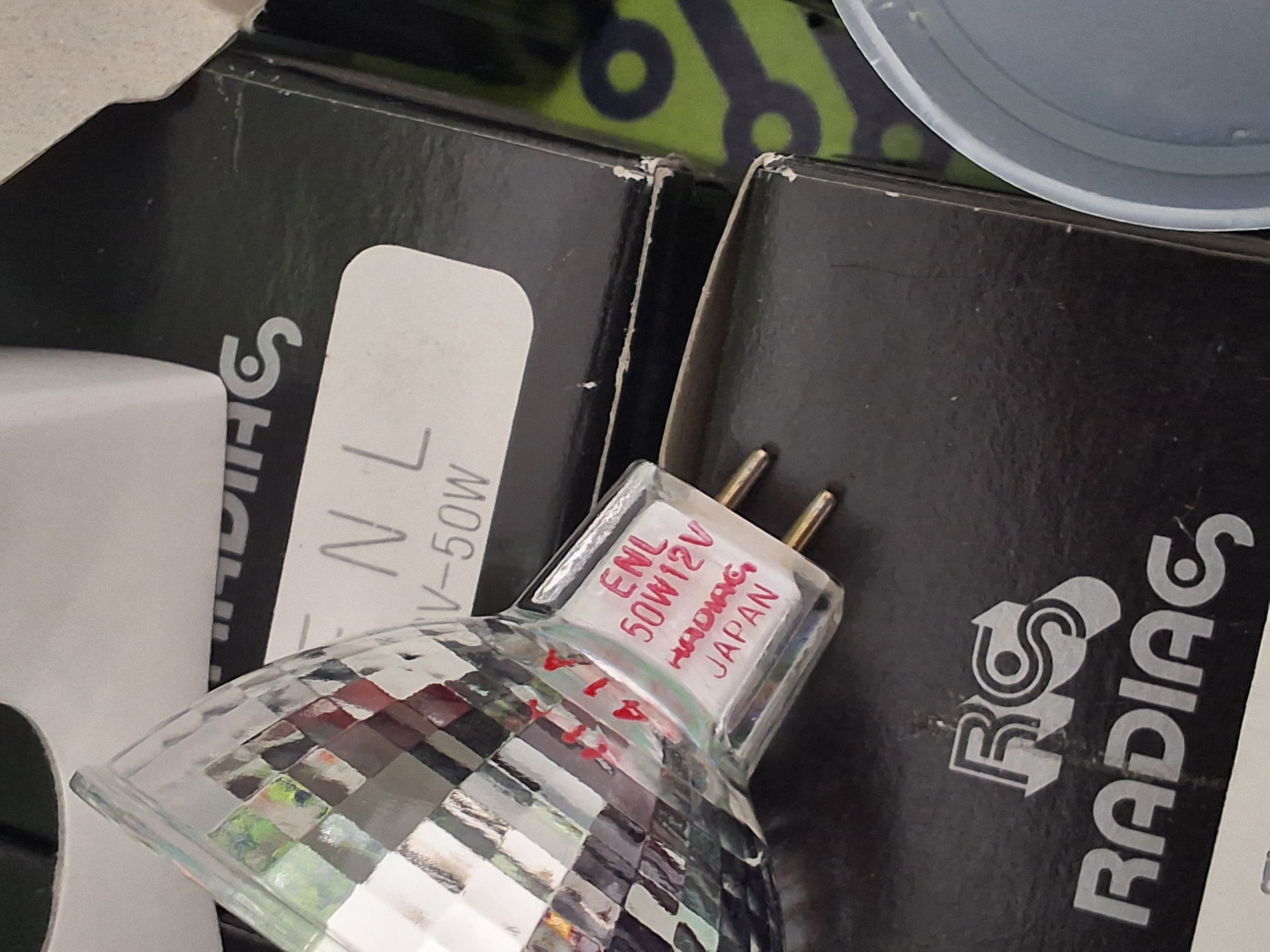 RADIAC TUNGSTEN HALOGEN LAMP/LIGHT BULB 12V 50W - BRAND NEW 