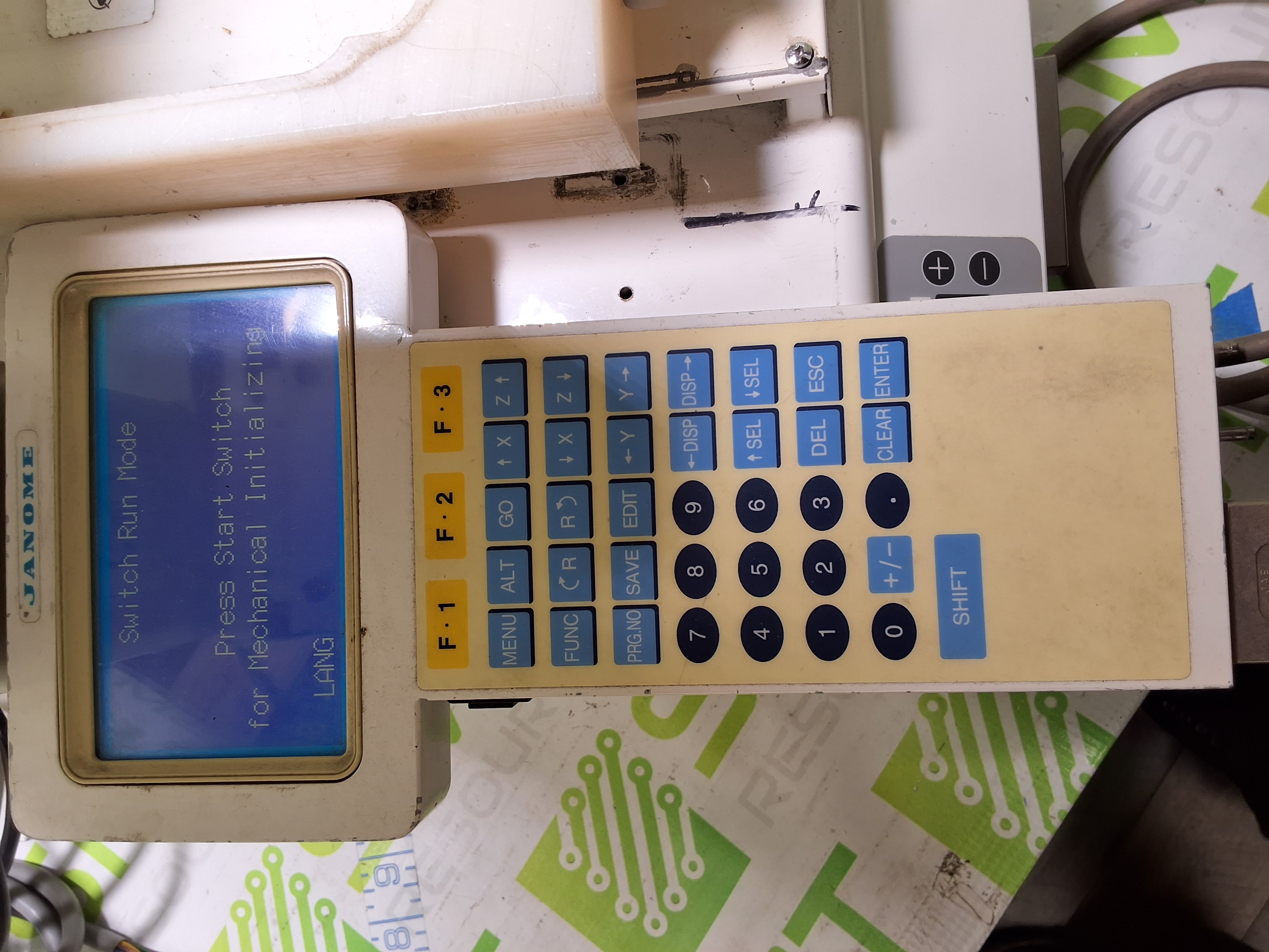 Used JANOME JR2200 MINI ROBOT WITH JANOME JP-F2 TEACH PENDANT 