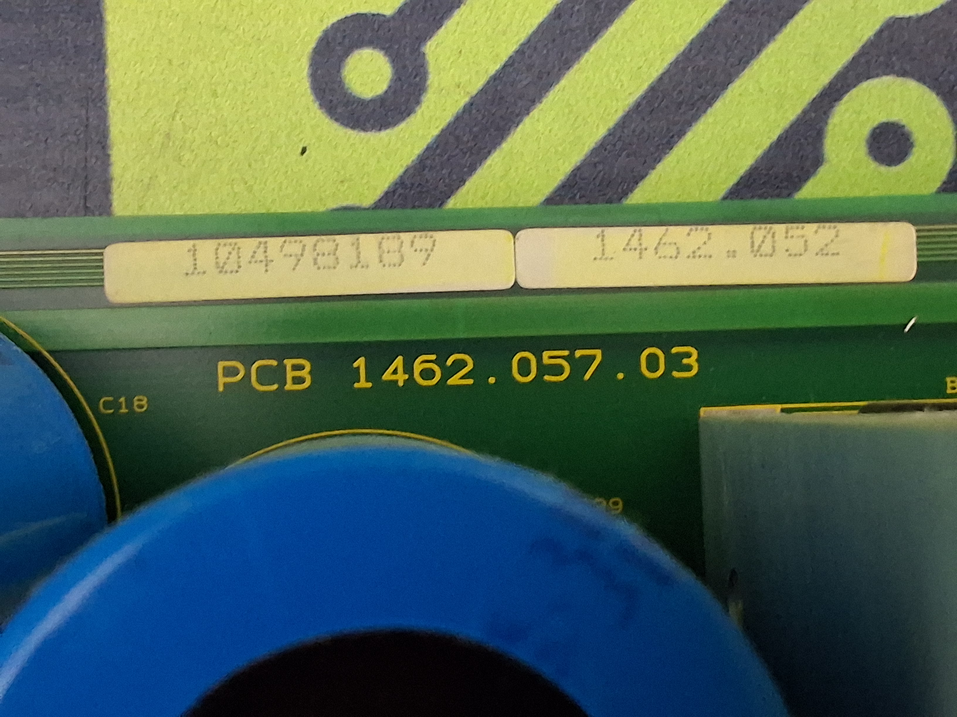 Used PARKER 1462.057.03 POWER SUPPLY CARD