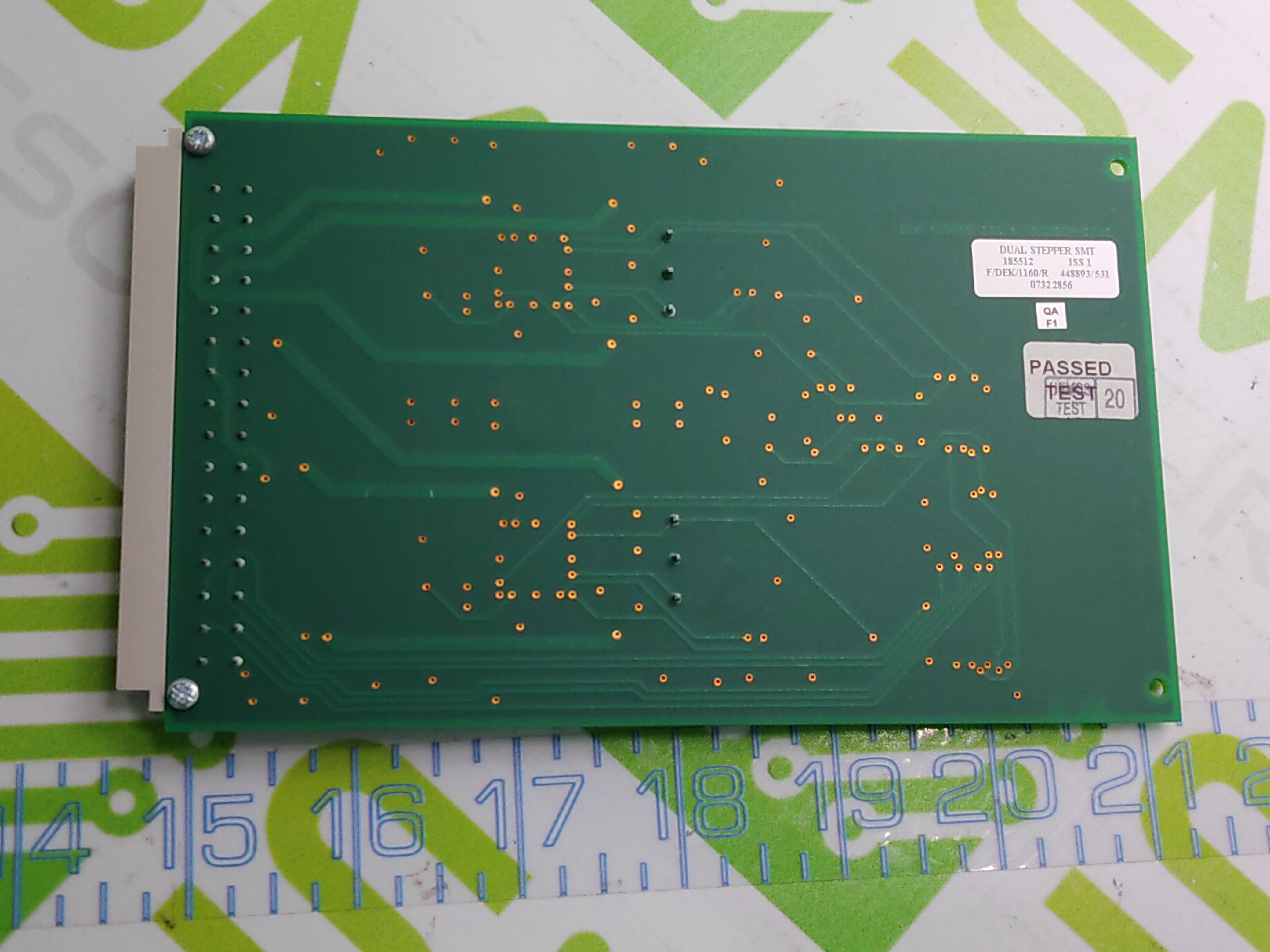 Used DEK 185512 DUAL STEPPER MODULE PROCESSOR SM2 