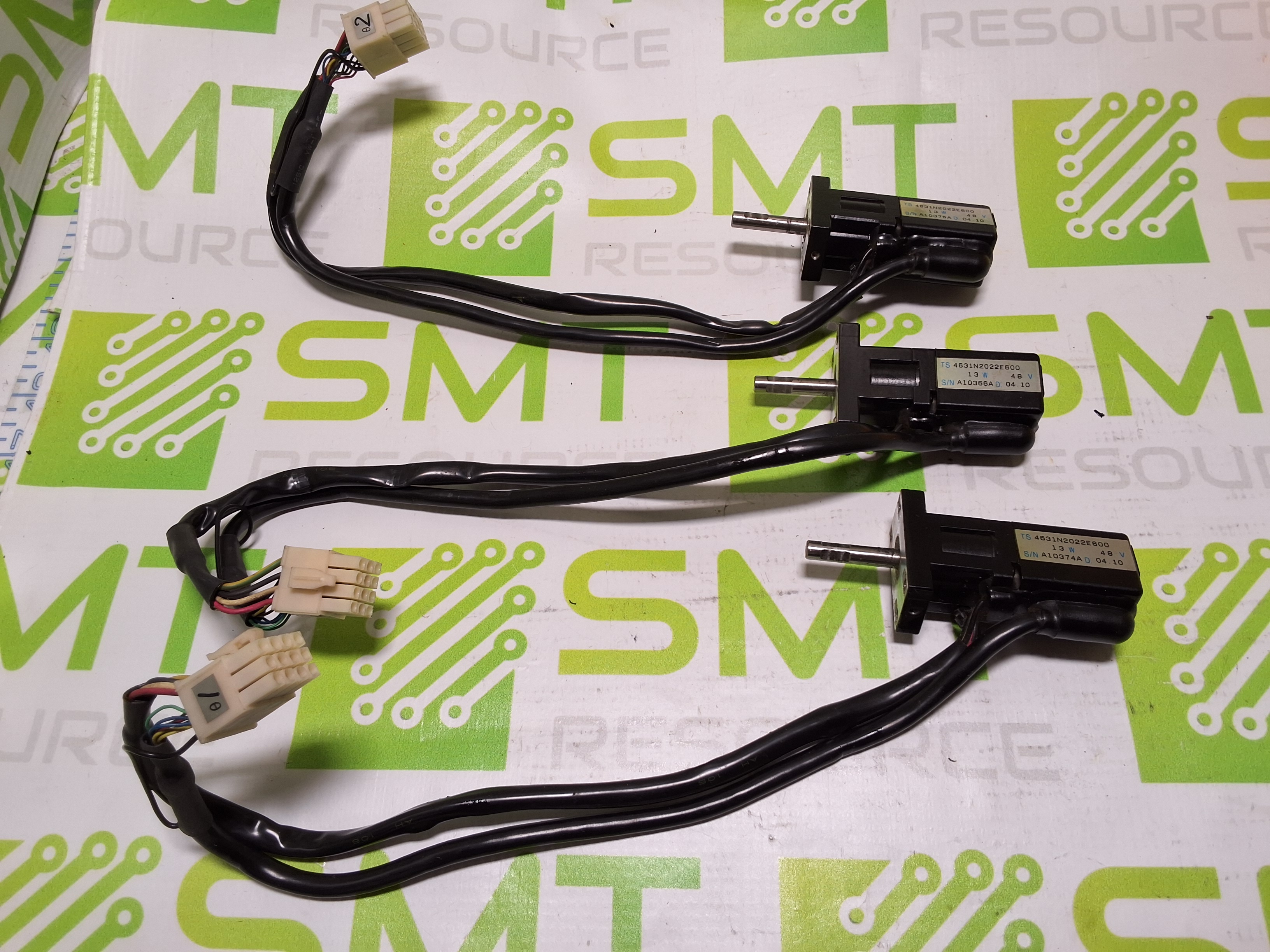 Used JUKI 4631N2022E600 AXIS MOTOR 13W 48V