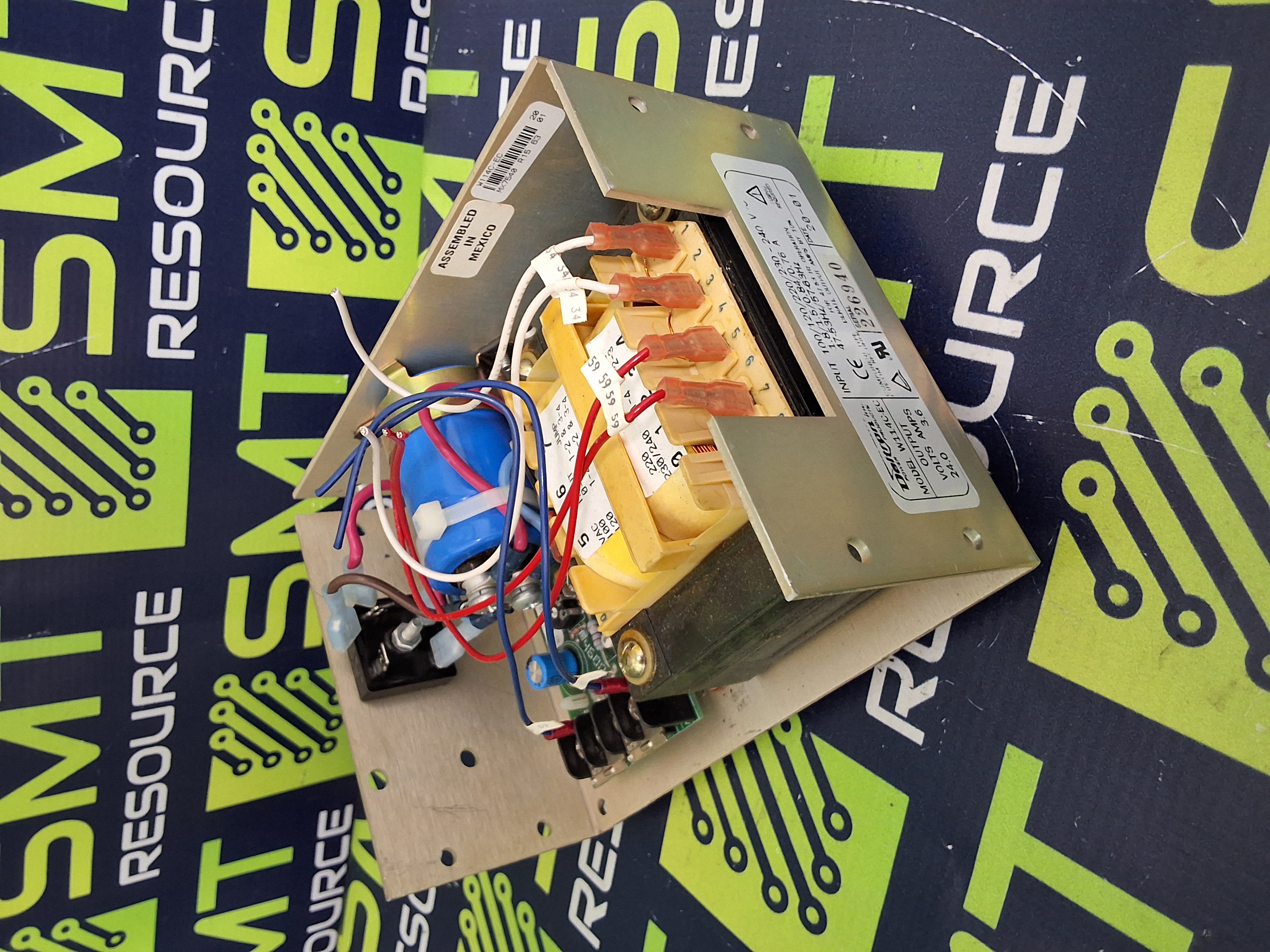 Used DELTRON W114C-EC POWER SUPPLY 24V 3.6A
