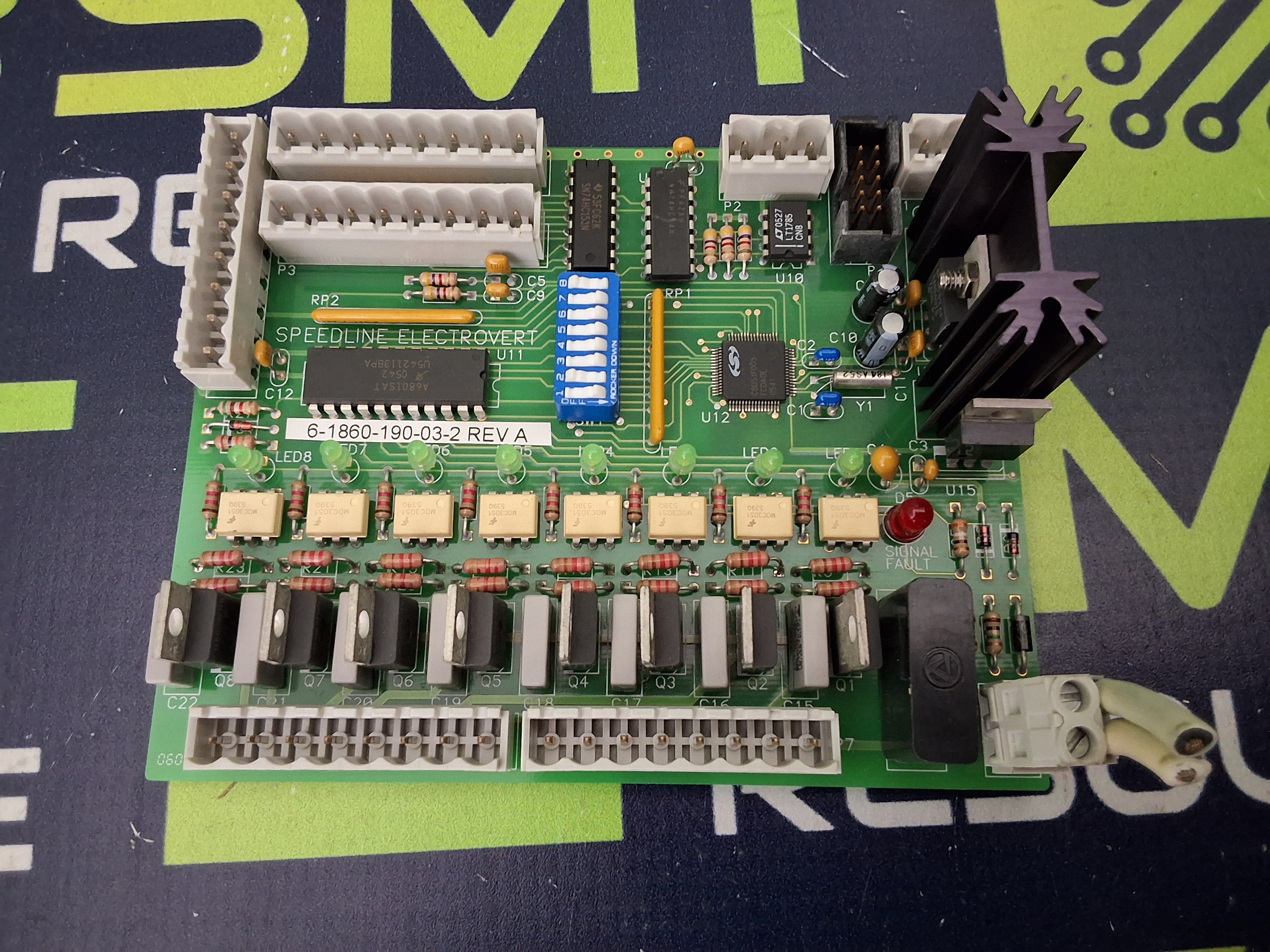 Used SPEEDLINE ELECTROVERT 6-1860-190-03-2 CONTROL BOARD