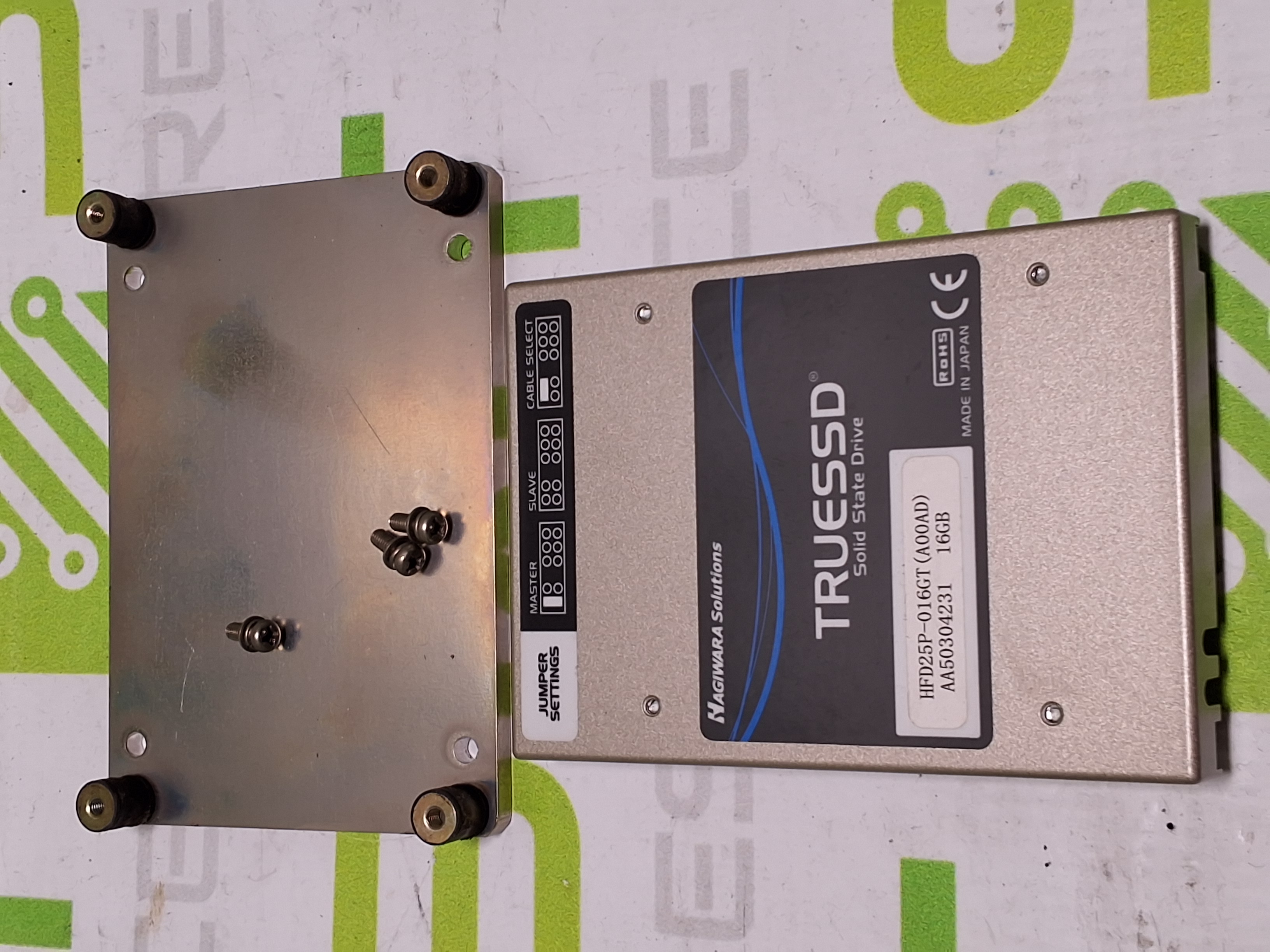Used HAGIWARA SOLUTIONS HFD25P-016GT 16GB TRUE SSD SOLID STATE DRIVE