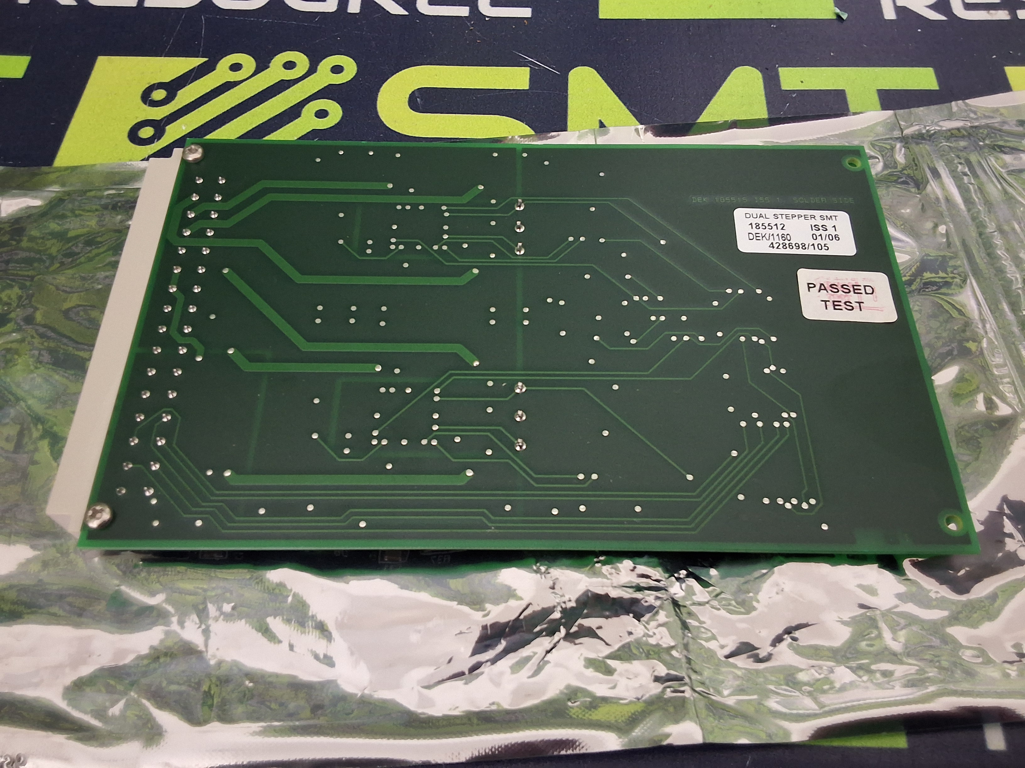 Used DEK 185512 / 185515 DUAL STEPPER SM2 CIRCUIT BOARD