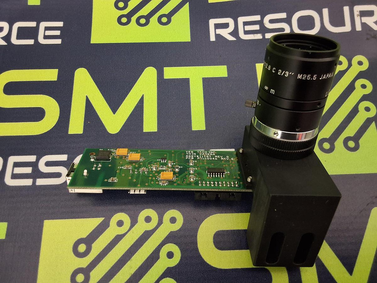 Used YesTech 10046 / 11757 THIN CCD CAMERA ASSEMBLY WITH 50mm LENS
