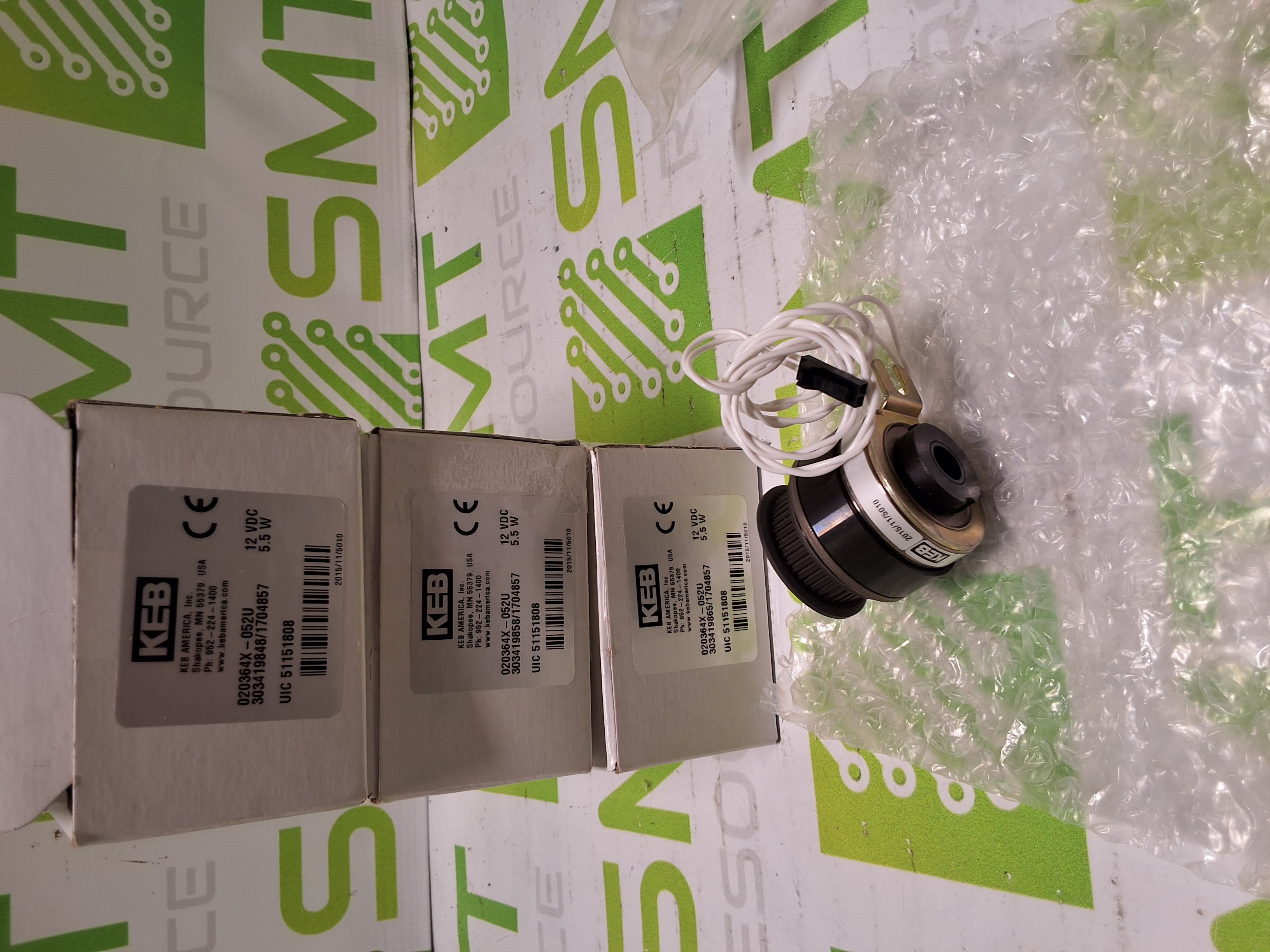 KEB 020364X-052U CLUTCH BRAKE FLEXJET SPINDLE 5.5W 12VDC - NEW