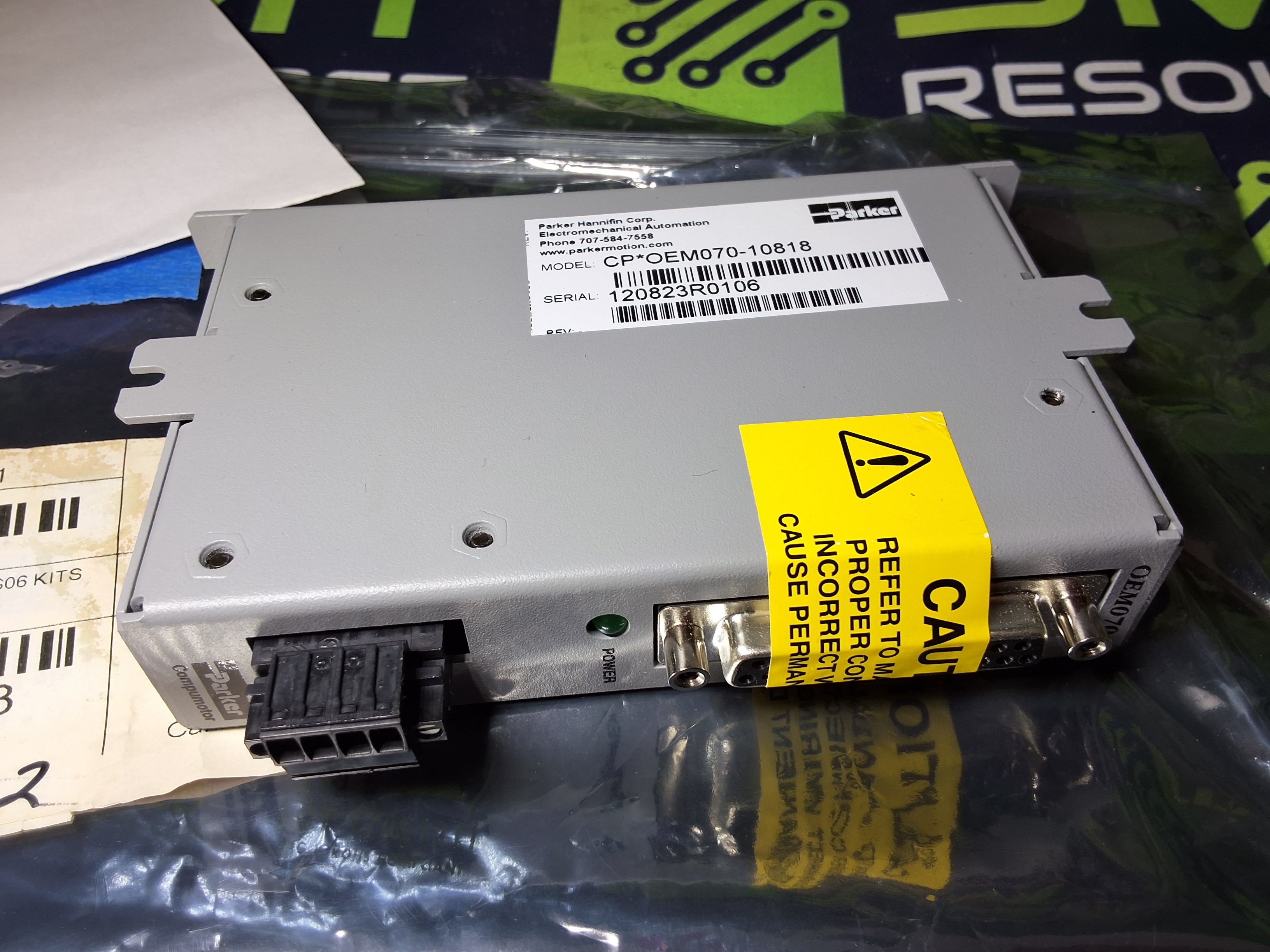 UNIVERSAL INSTRUMENTS 46552203 SERVO CONTROLLER - PARKER OEM-070-10818 - BRAND NEW