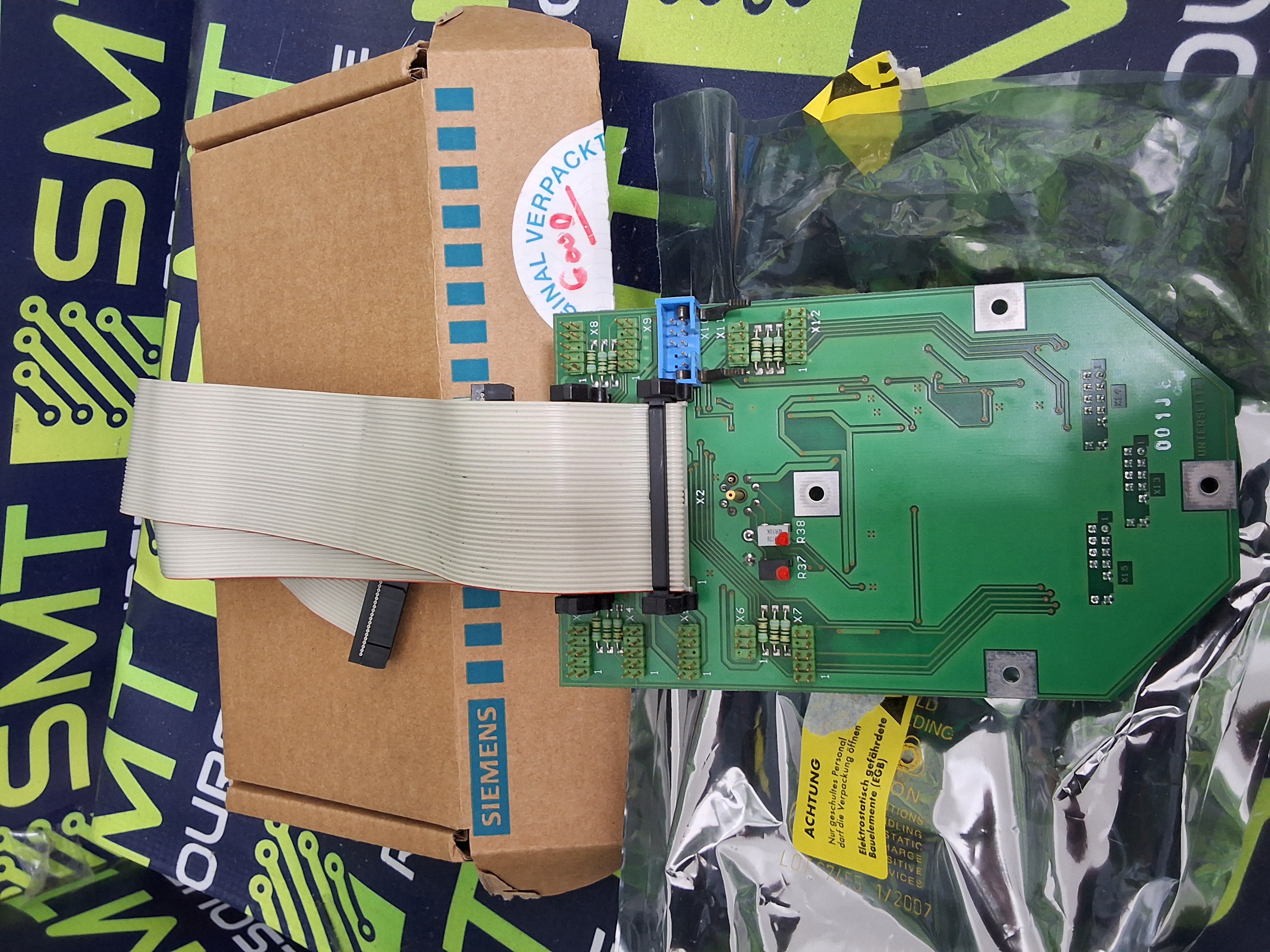 Used SIEMENS 00321215-06 CIRCUIT BOARD WITH CABLE 321215-06 / 00321215-06-Y0010P/N: 00321215-06