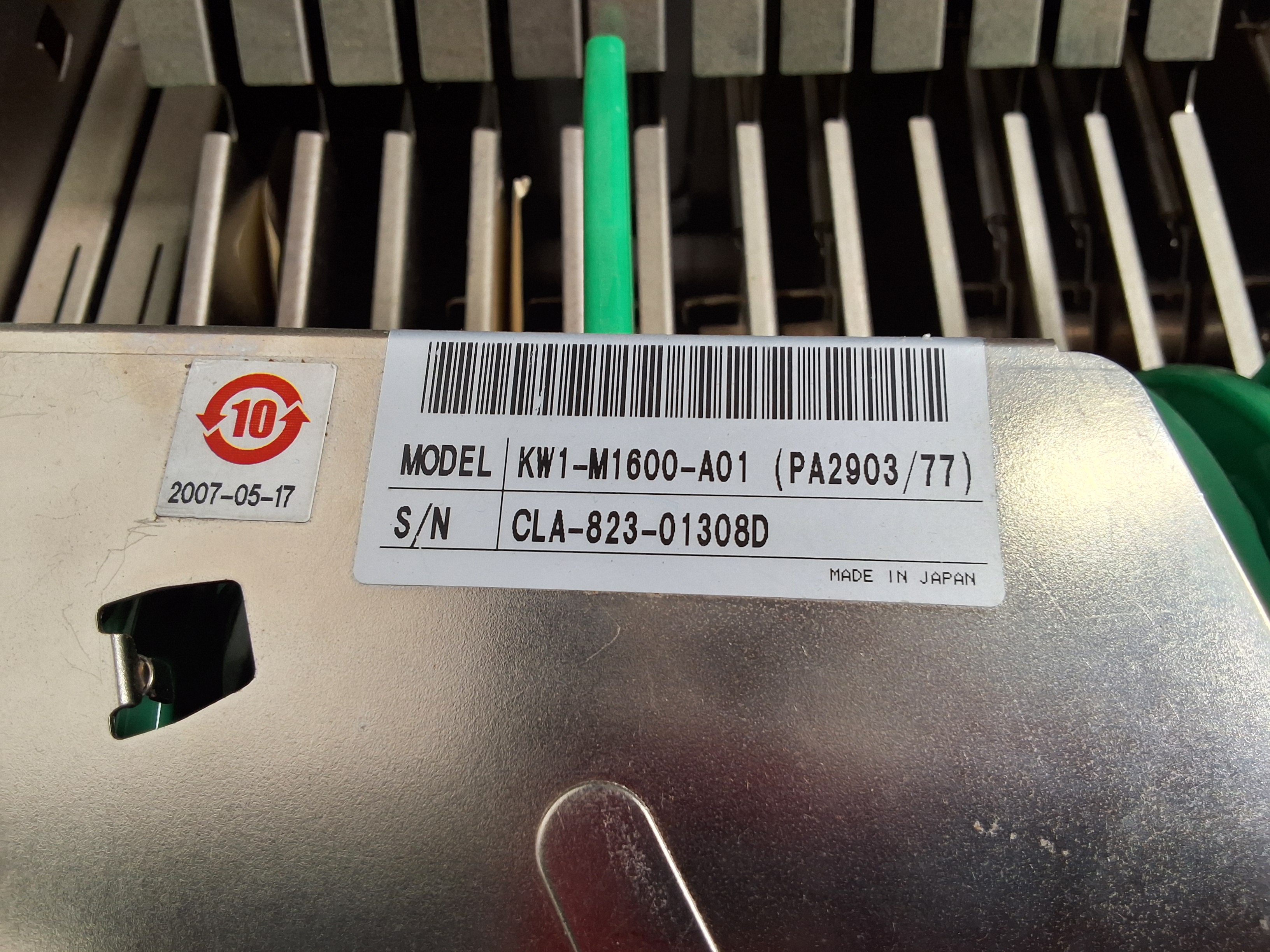 Used YAMAHA KW1-M1600-A01 (PA2903/77) CL SERIES 8mm FEEDER