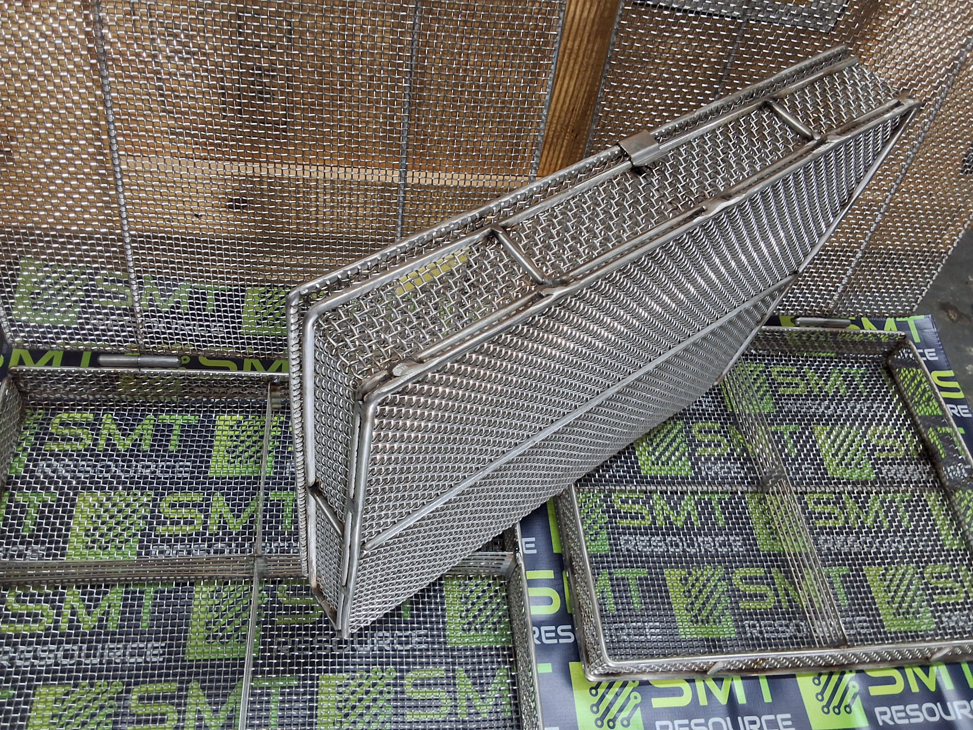 Used STAINLESS STEEL WIRE MESH PCB WASH BASKET 