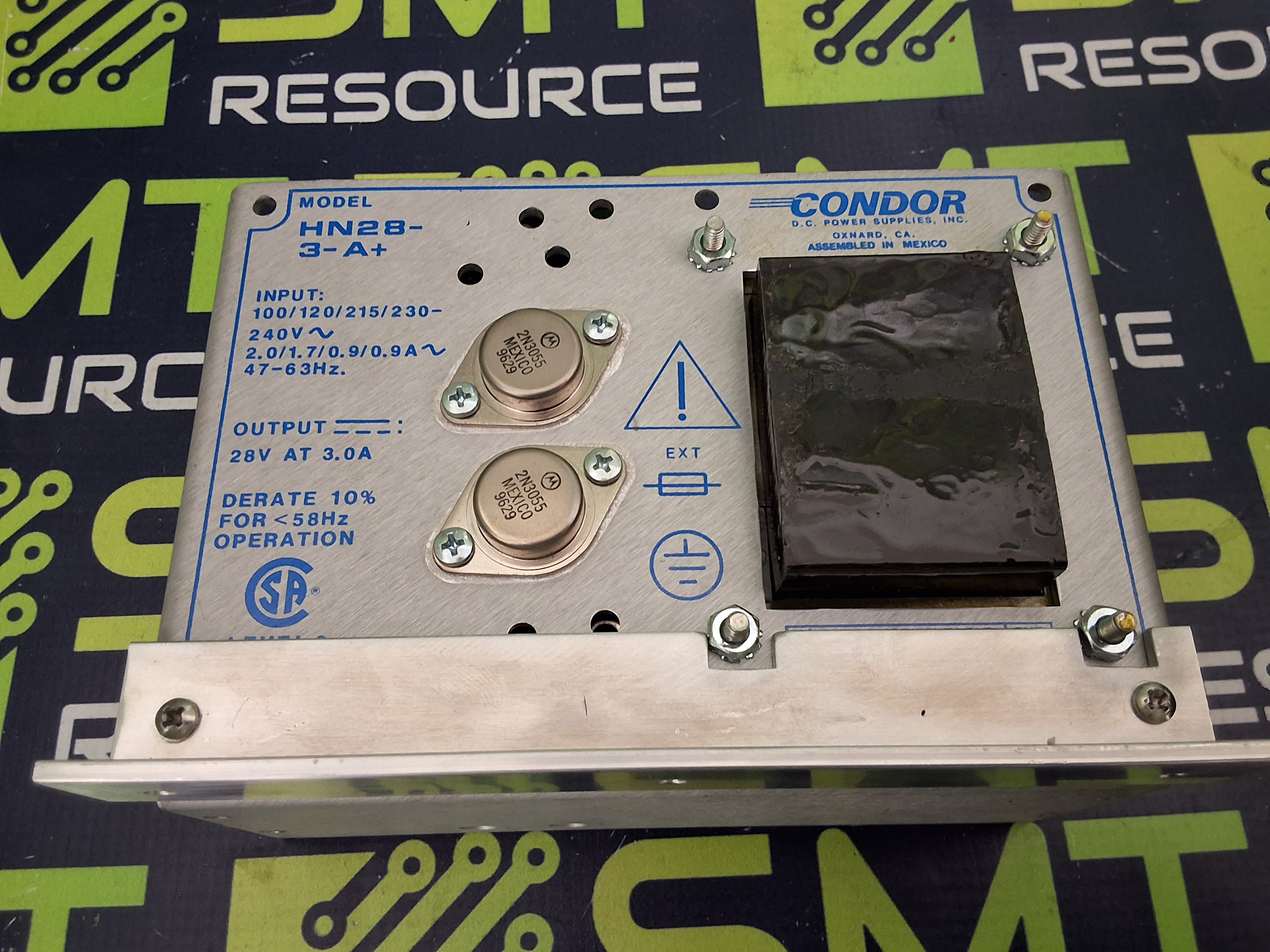 Used CONDOR HN28-3-A+ POWER SUPPLY 28V 3A