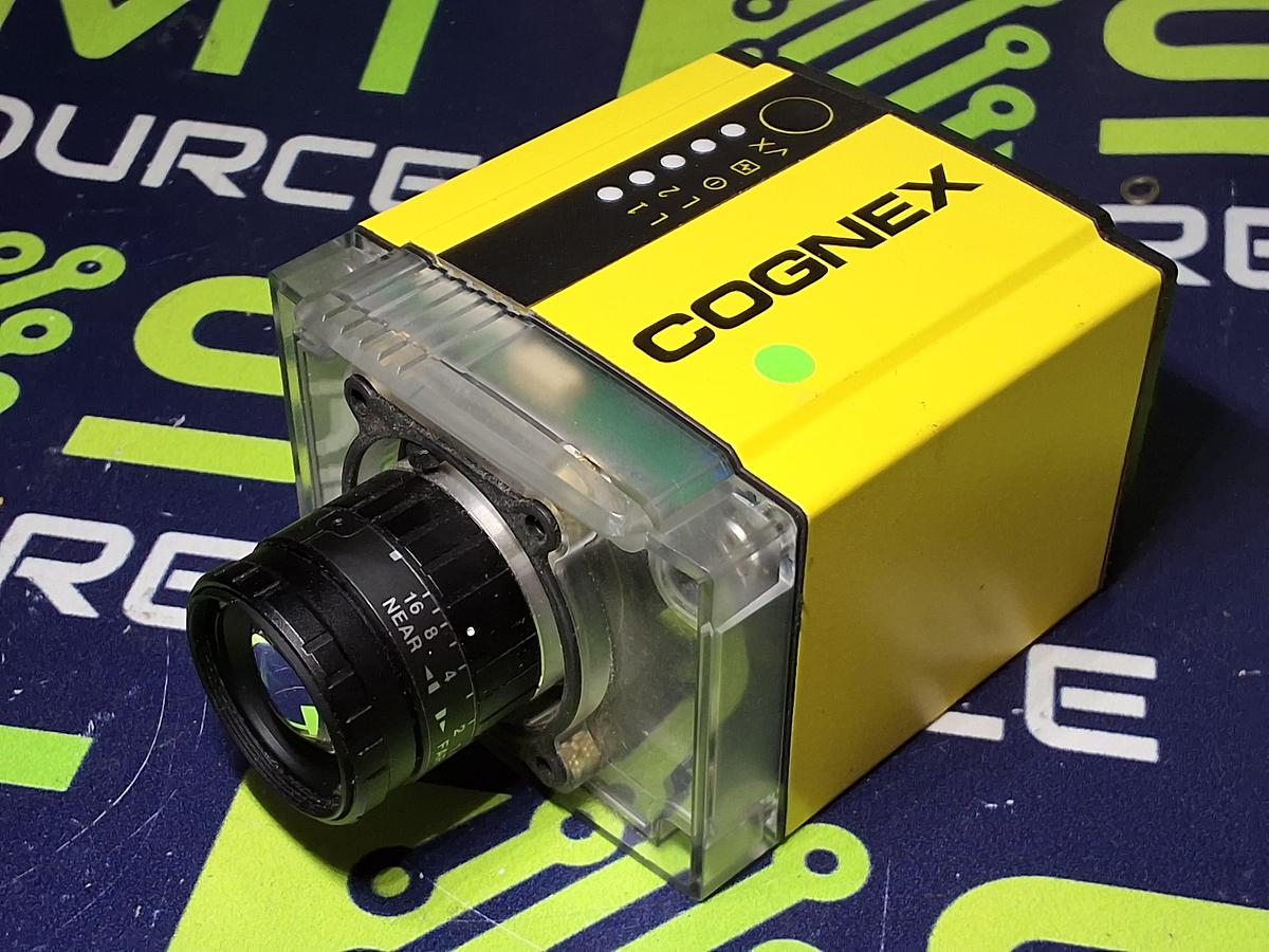 Used COGNEX 821-0071-1R D BARCODE SCANNER WITH FUJINON HF16HA-1B