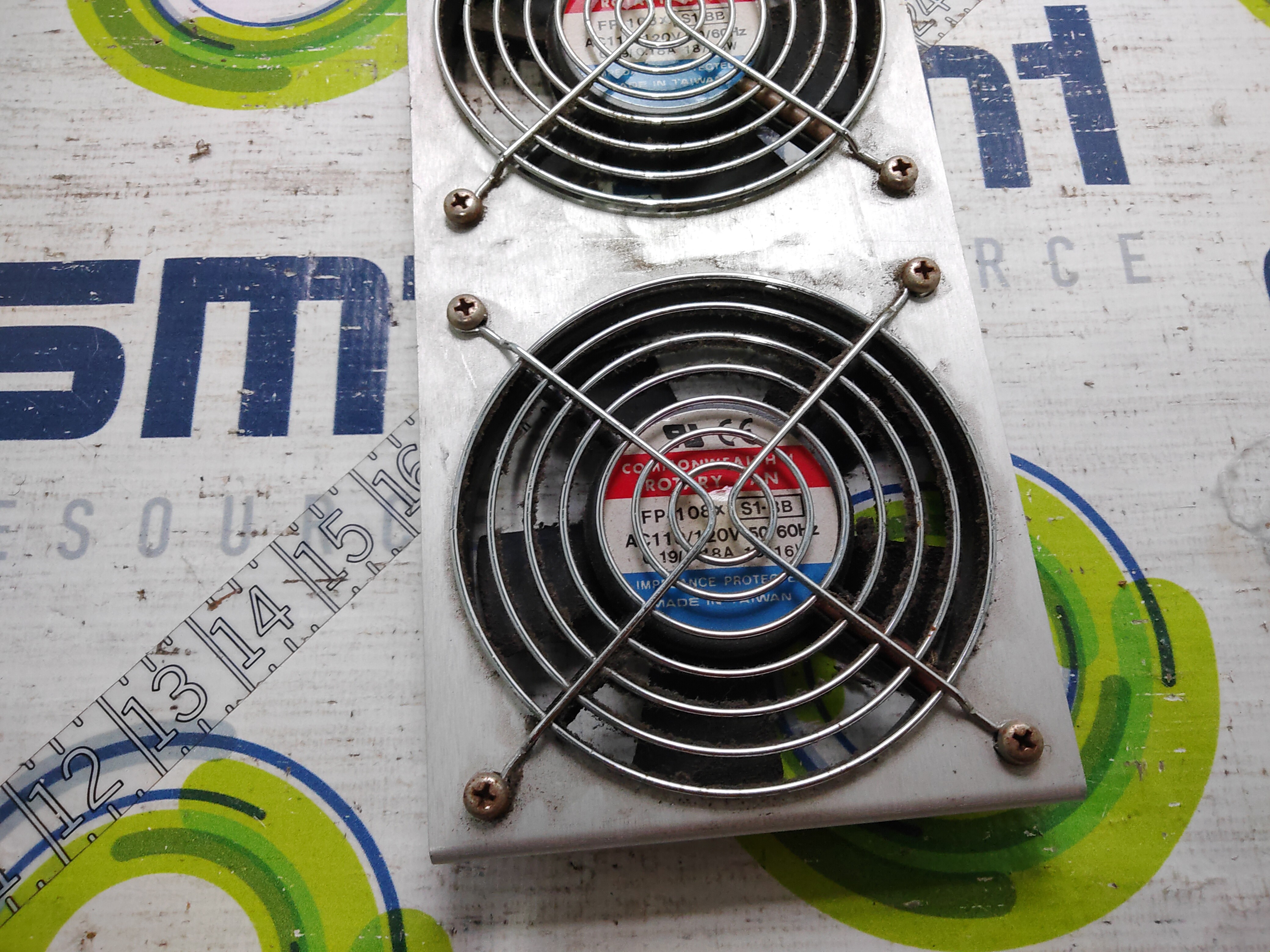 Used COMMONWEALTH FP-108AX S1-BB COOLING FAN- 2 UNIT SET