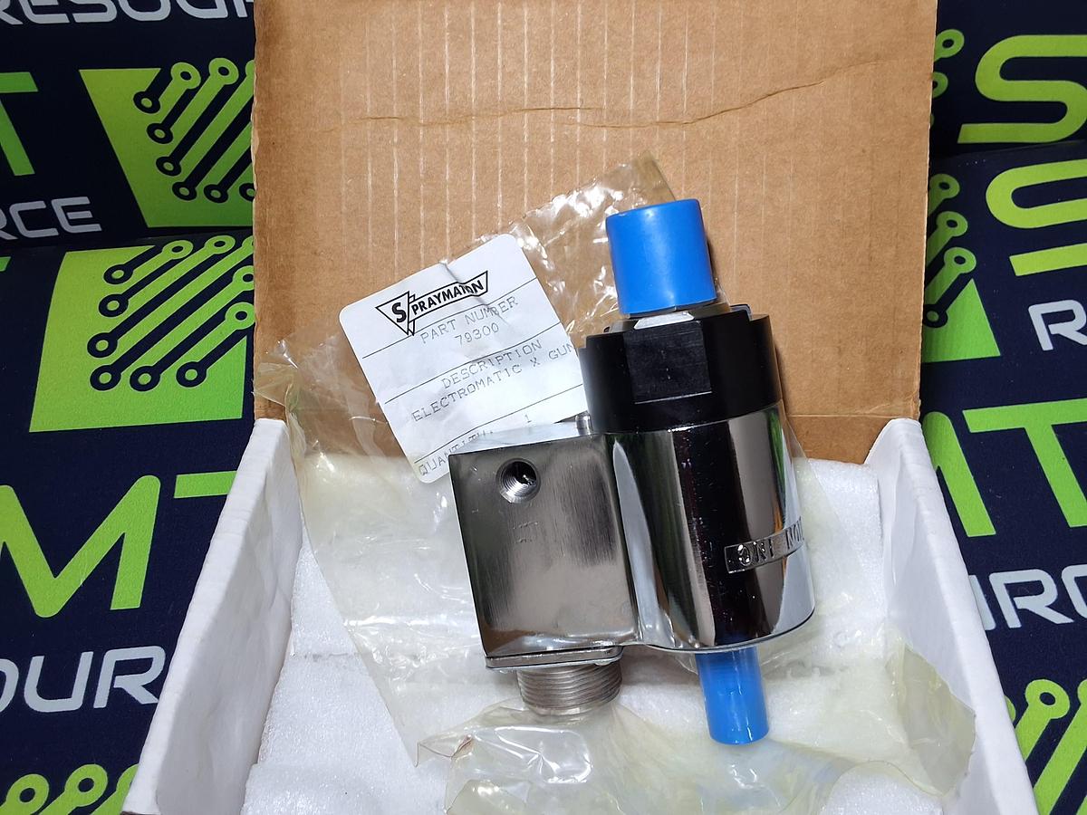SPRAYMATION INC. 79300 ELECTROMATIC X GUN HOT MELT APPLICATOR HEAD 115VAC 60Hz - BRAND NEW
