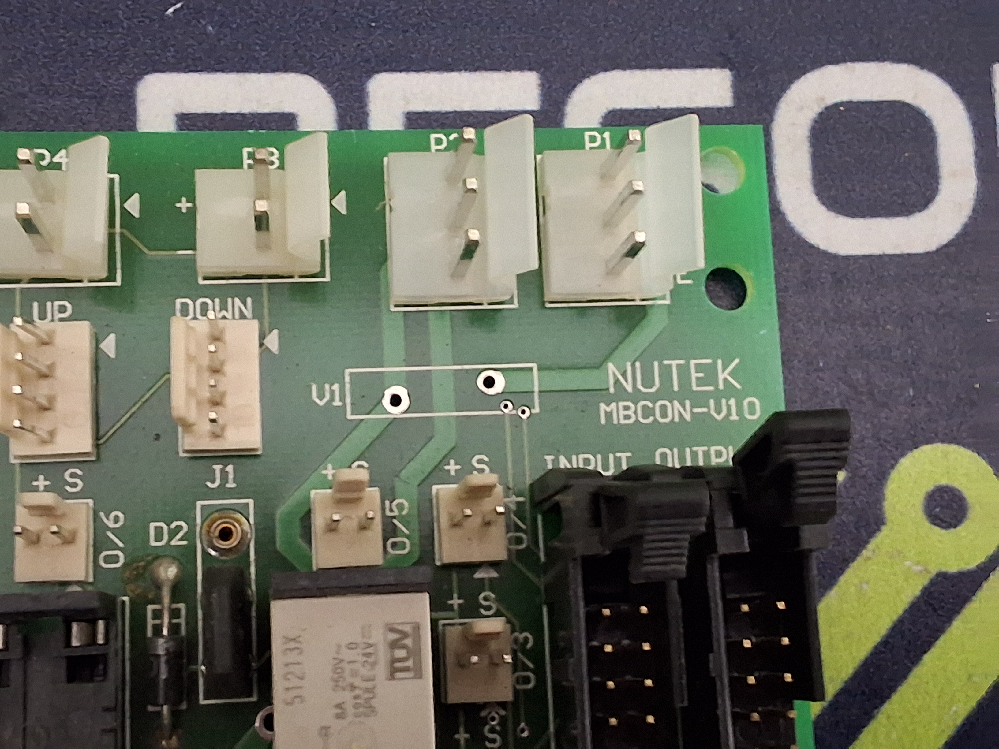 Used NUTEK MBCON-V10 PRINTED CIRCUIT BOARD 
