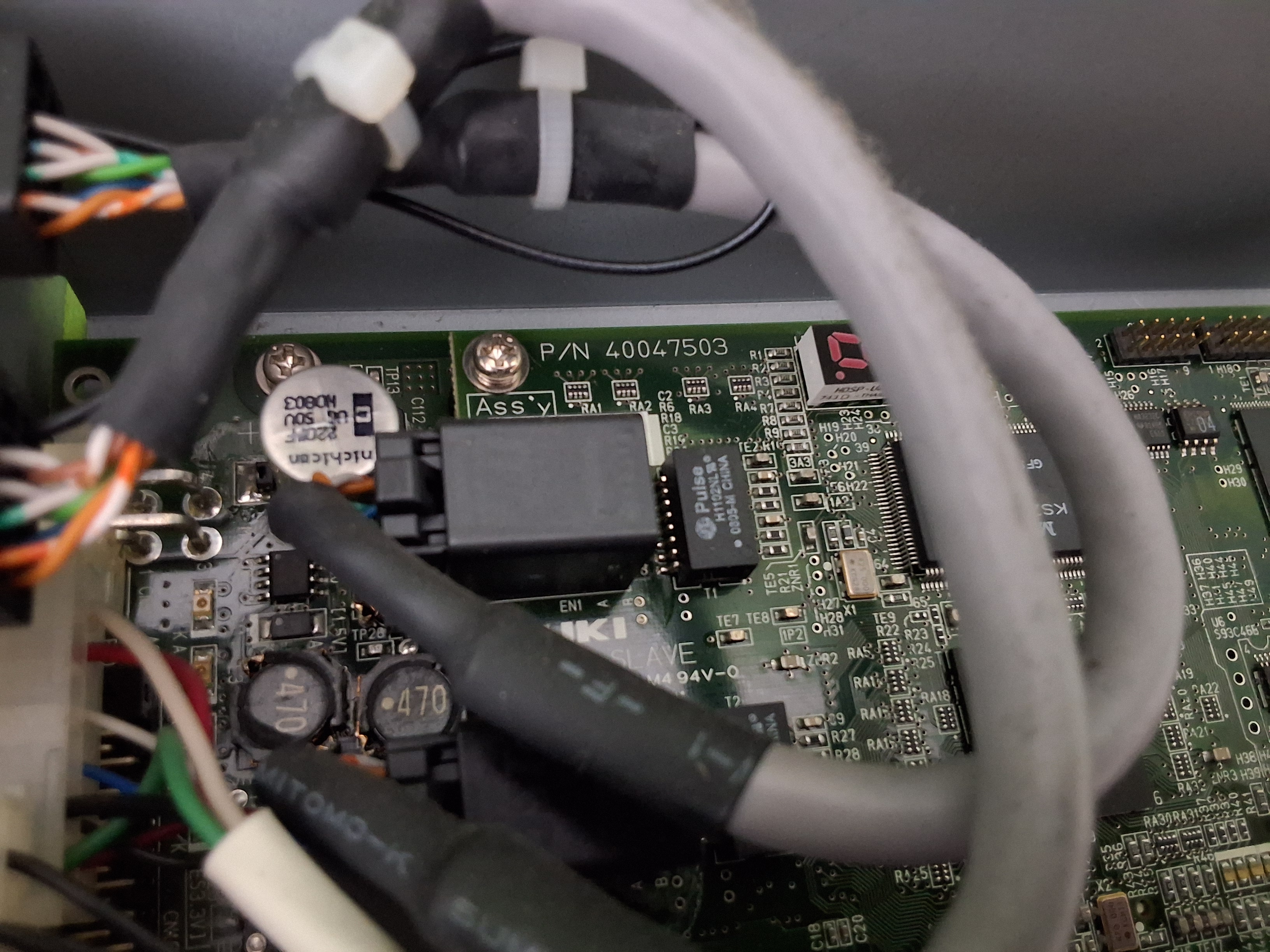 Used JUKI FEEDER 40047540 REV ASSY 40047541 WITH JUKI 40047503 ETHER-SLAVE CIRCUIT BOARD 40047504