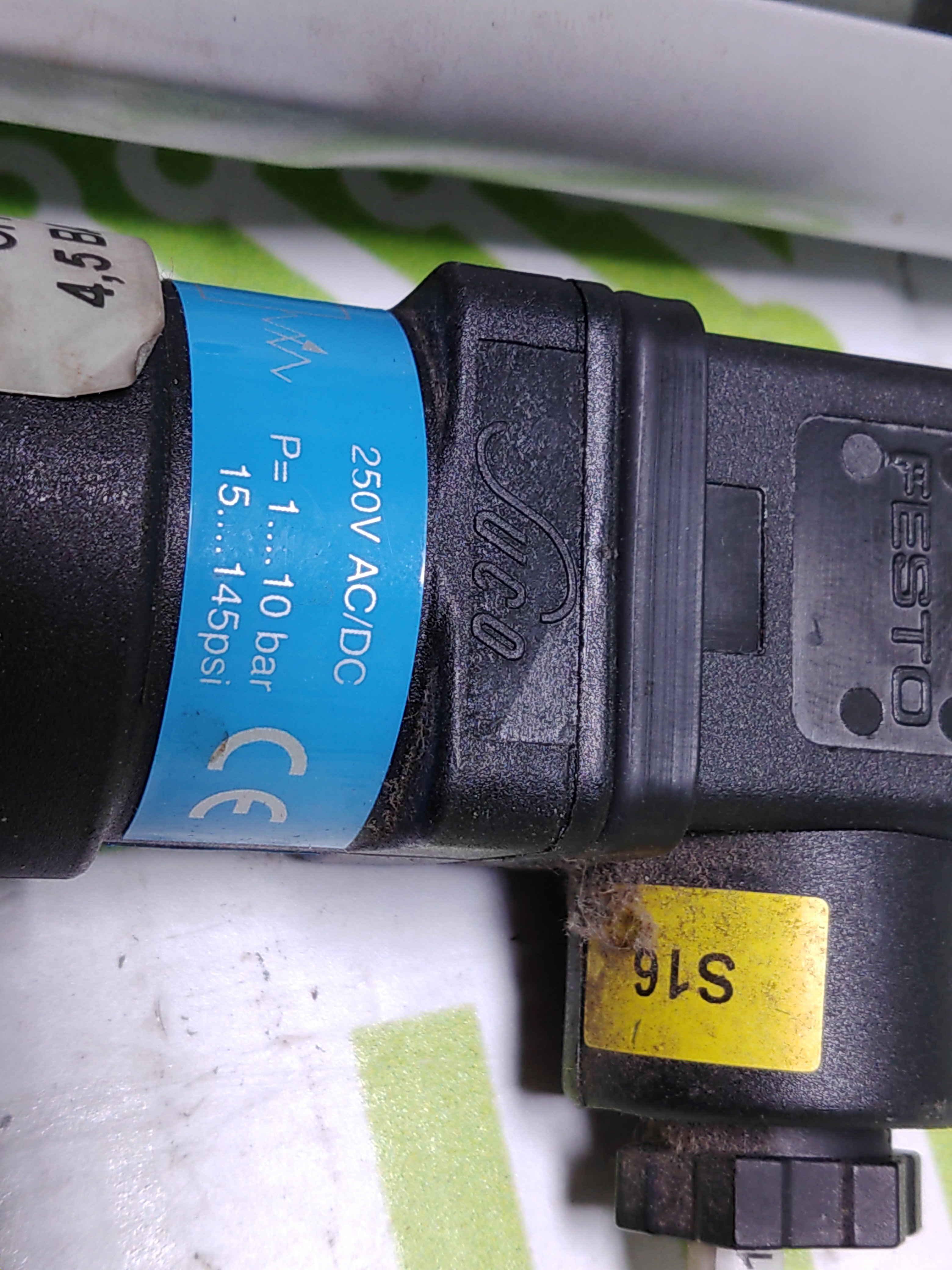 Used FESTO LFR-D-5M-MINI WITH FESTO PEV-1/4-A-SW27-B-OD PRESSURE SWITCH