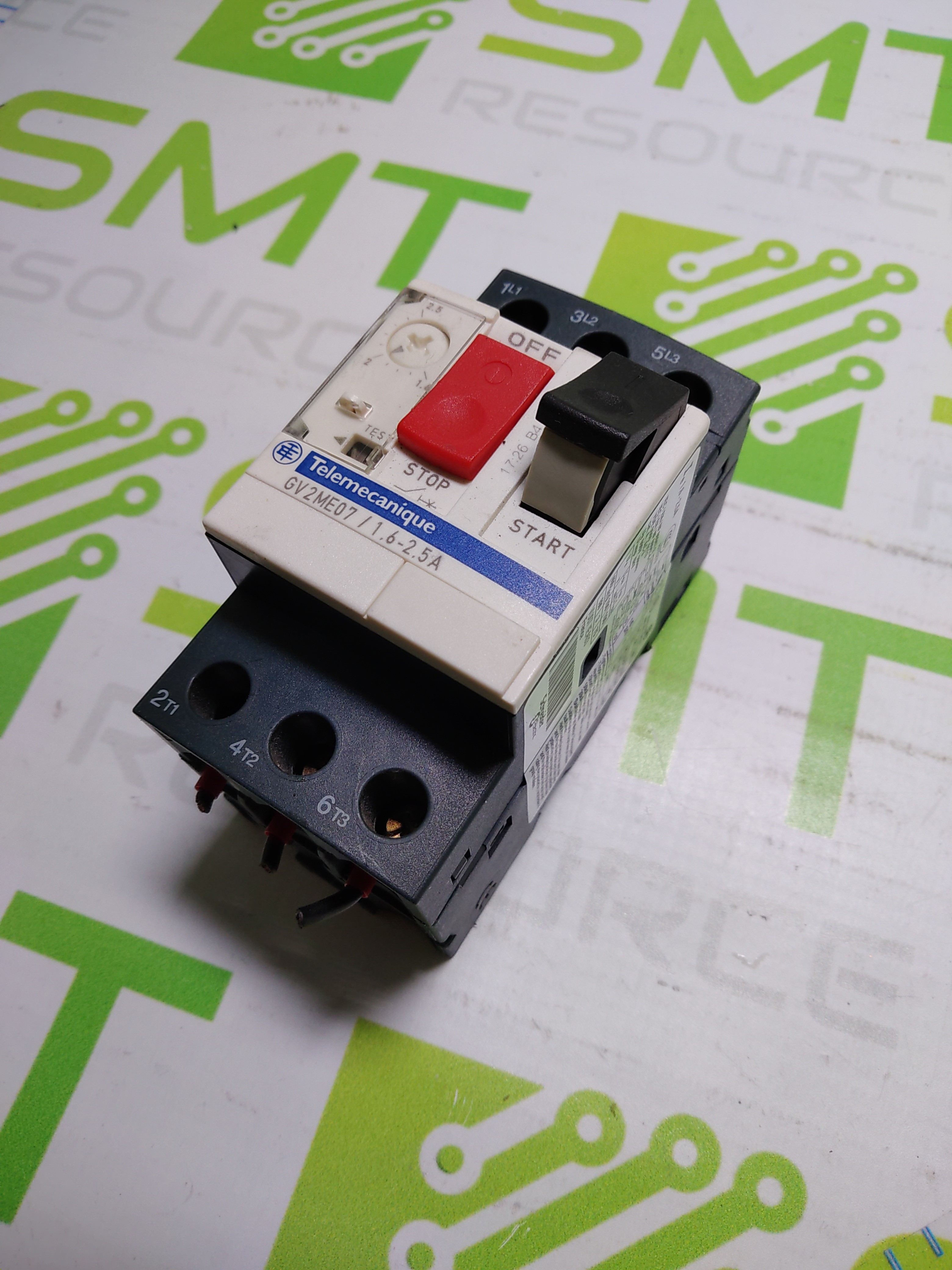 Used TELEMECANIQUE GV2ME07 CIRCUIT BREAKER 