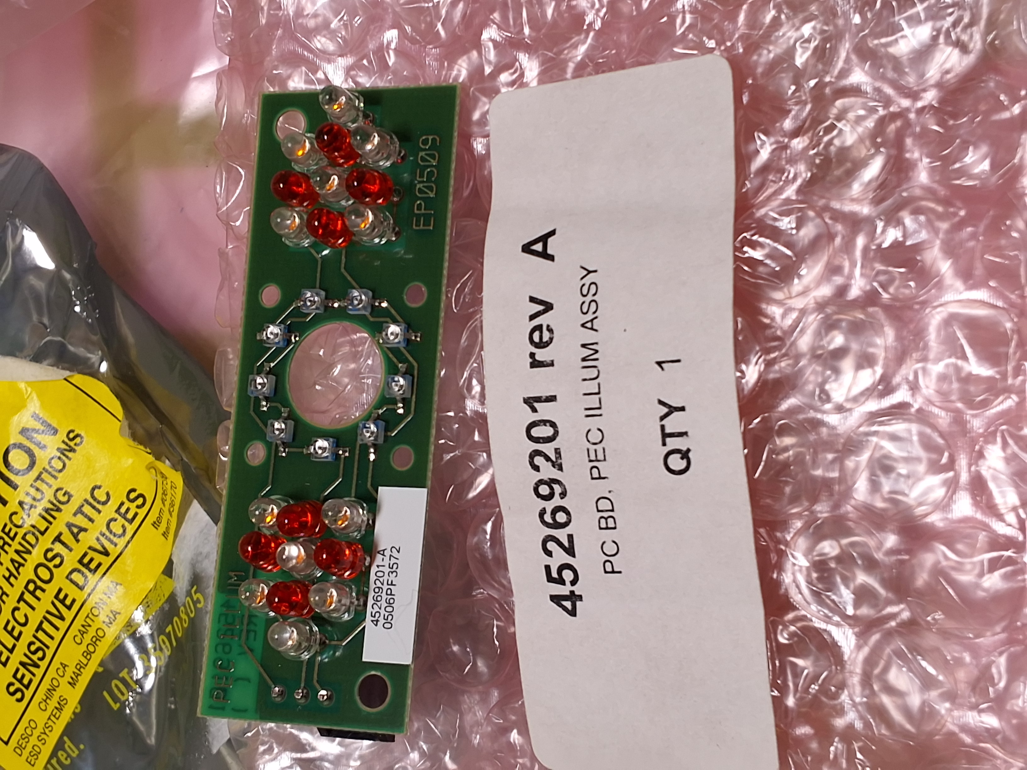 UNIVERSAL INSTRUMENTS 45269201-A REV A PC BD PEC ILLUM ASSEMBLY - BRAND NEW